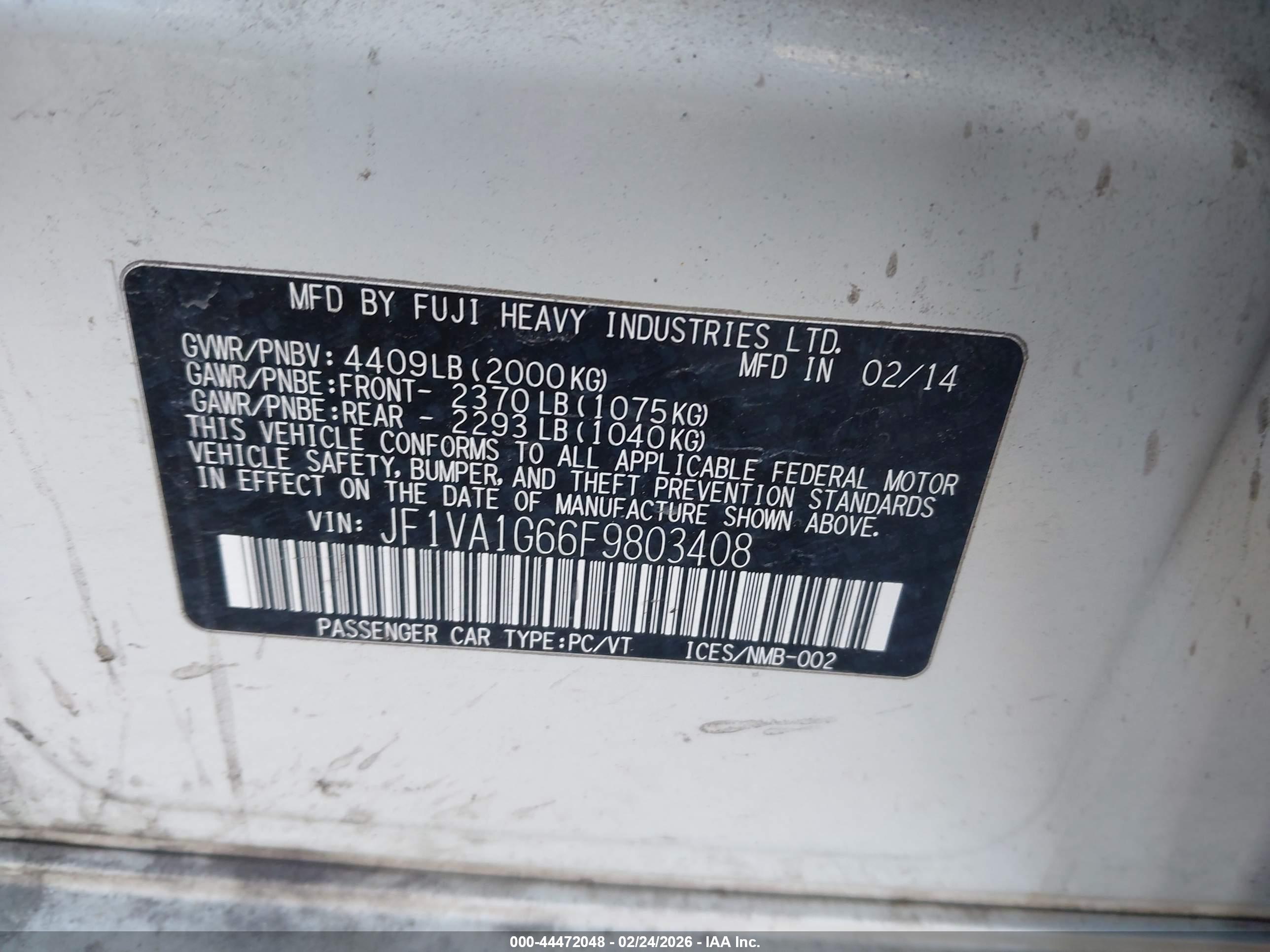 SUBARU WRX image 9