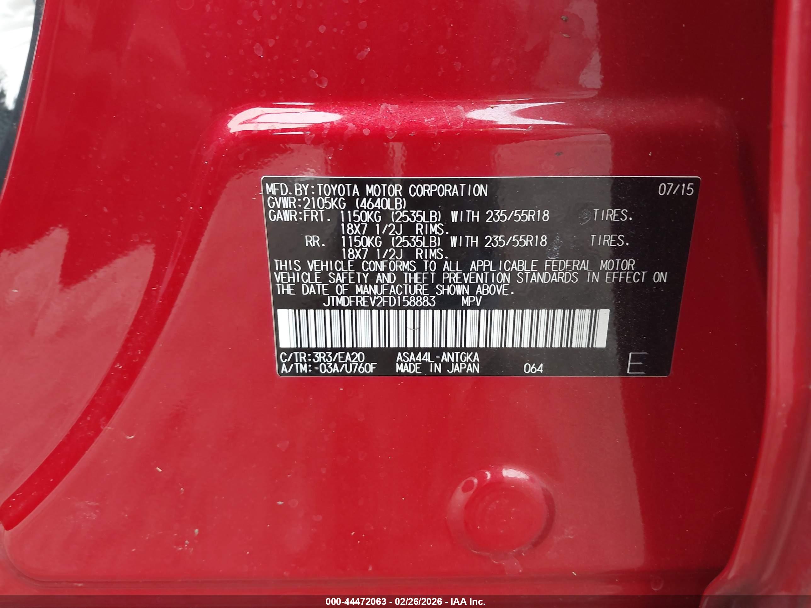 TOYOTA RAV4 image 9