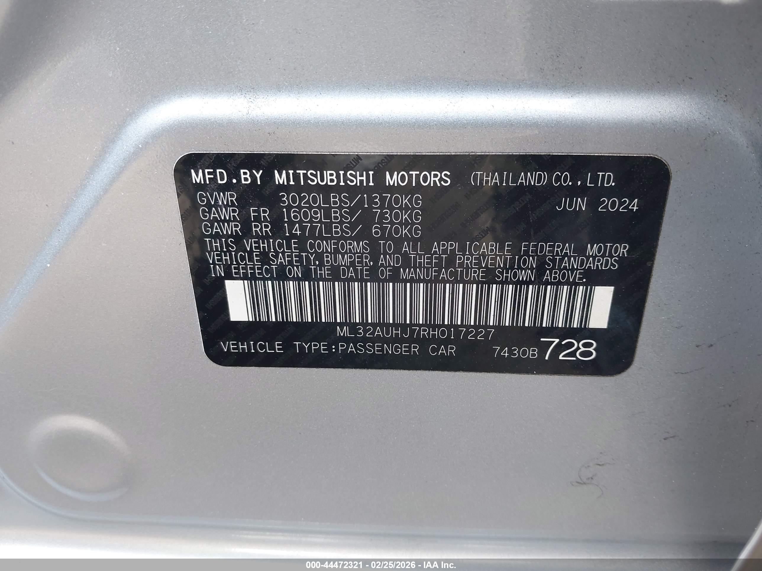 MITSUBISHI MIRAGE image 9