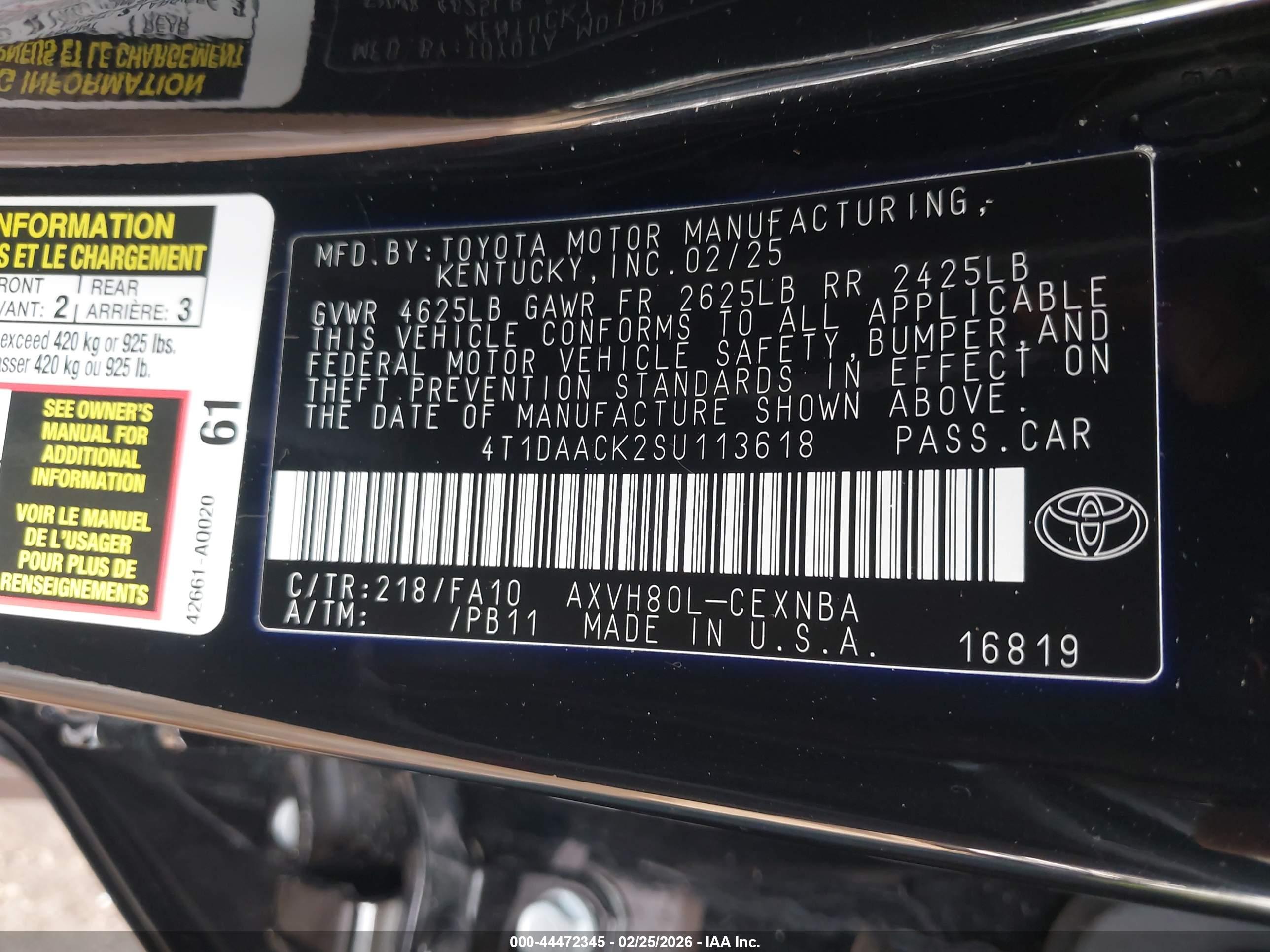 TOYOTA CAMRY image 9