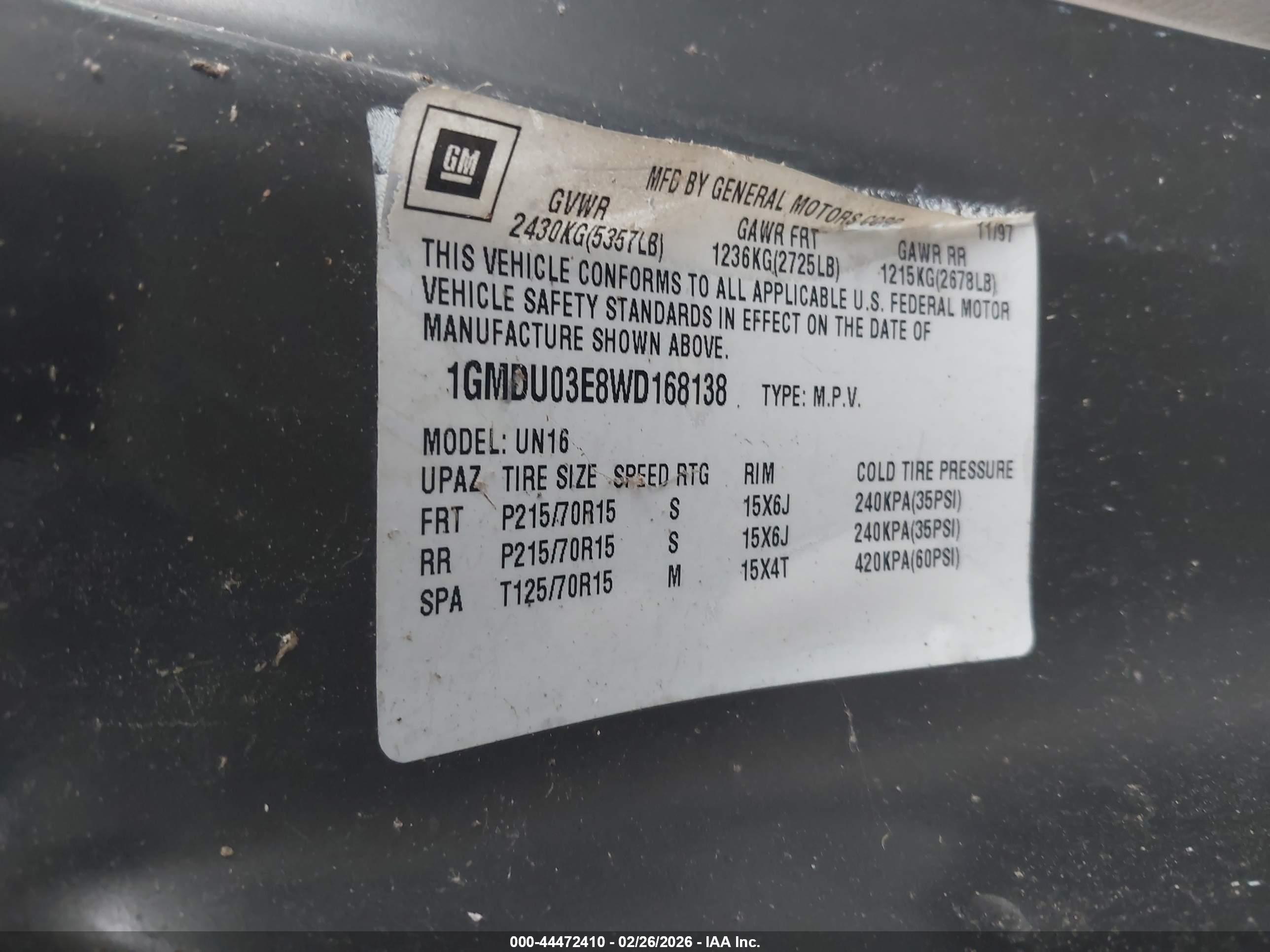 PONTIAC TRANS image 9