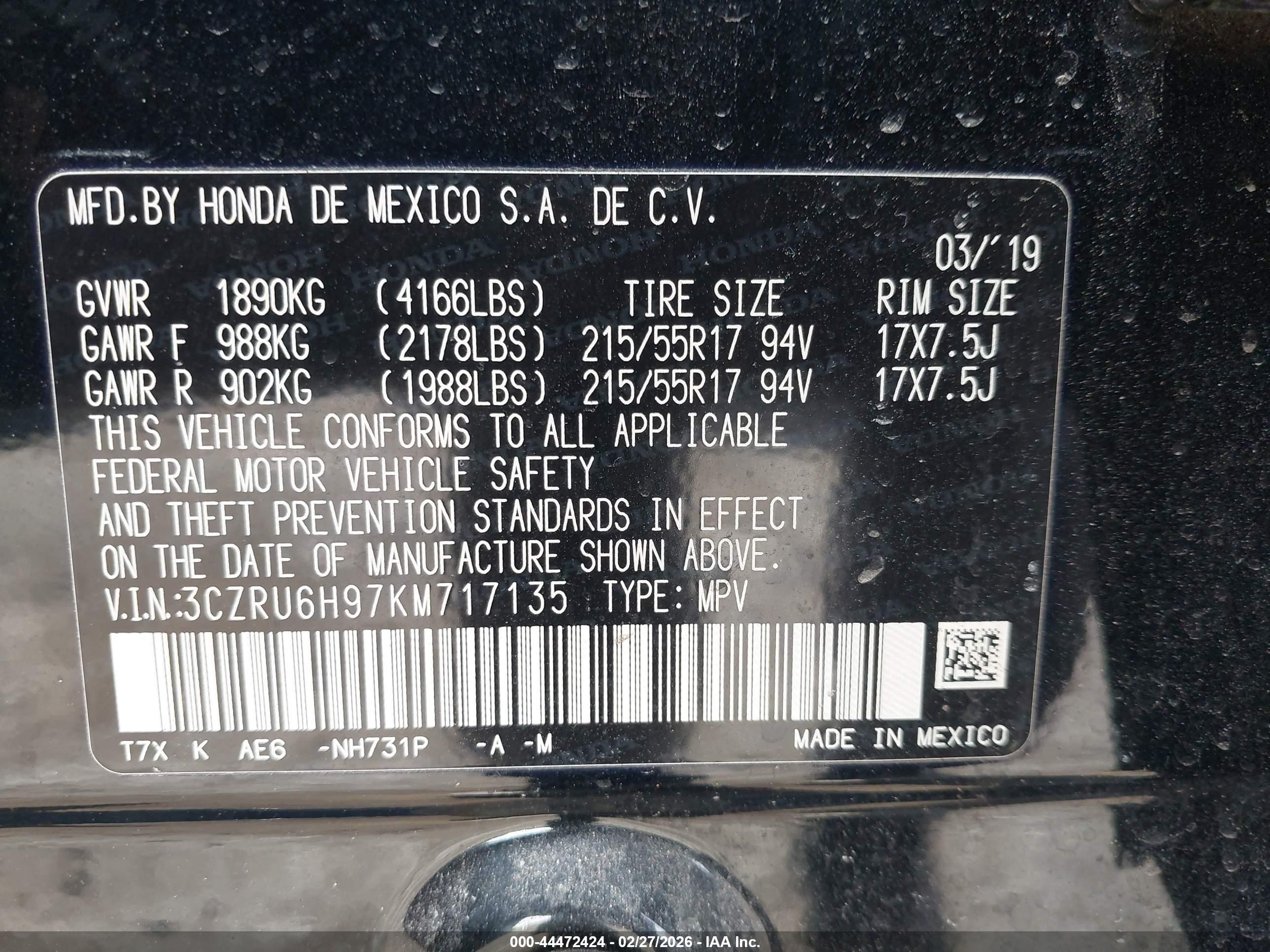 HONDA HR-V image 9