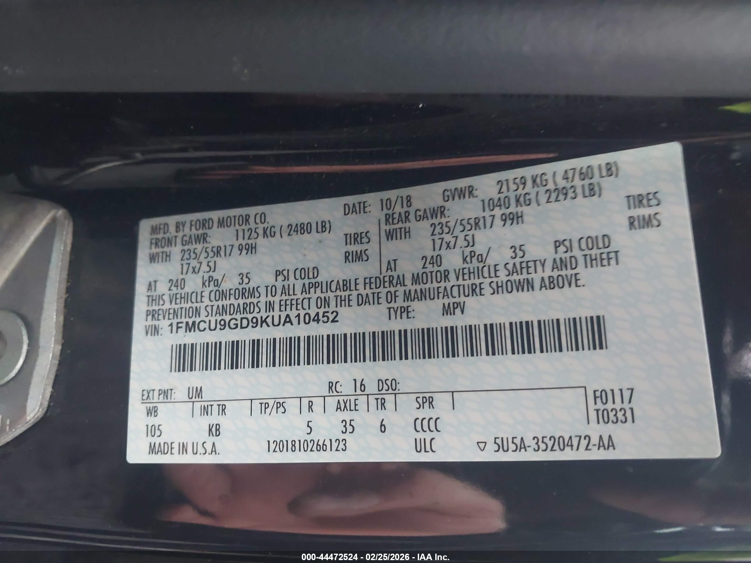 FORD ESCAPE image 9