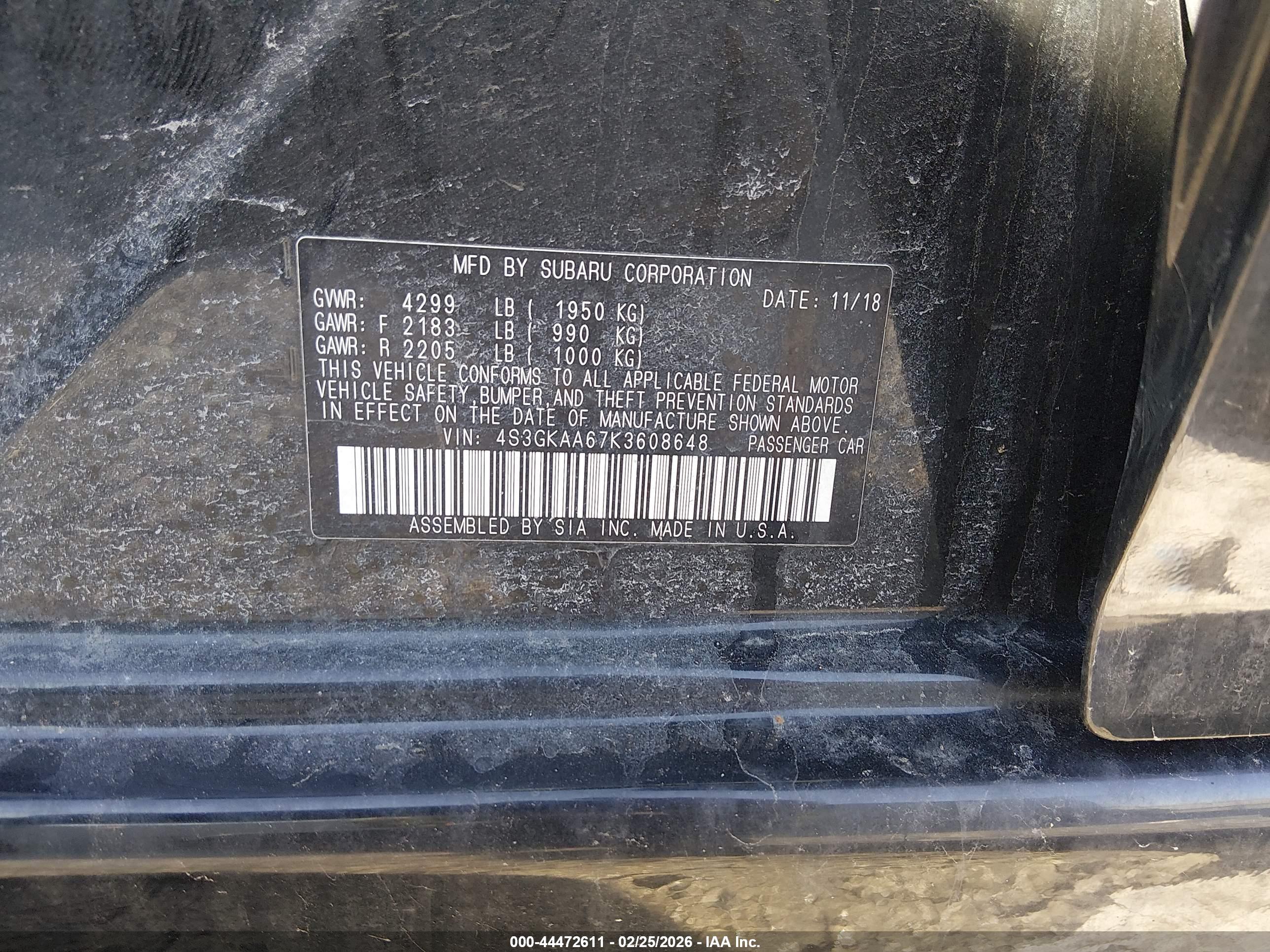 SUBARU IMPREZA image 9
