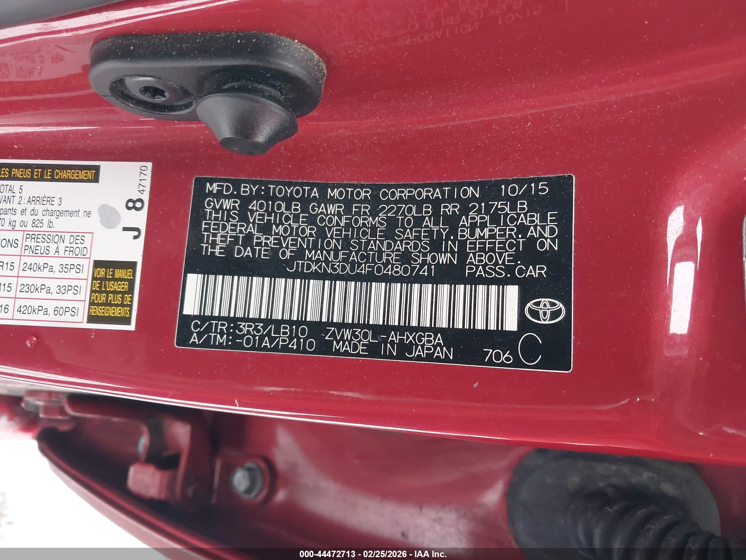 TOYOTA PRIUS image 9