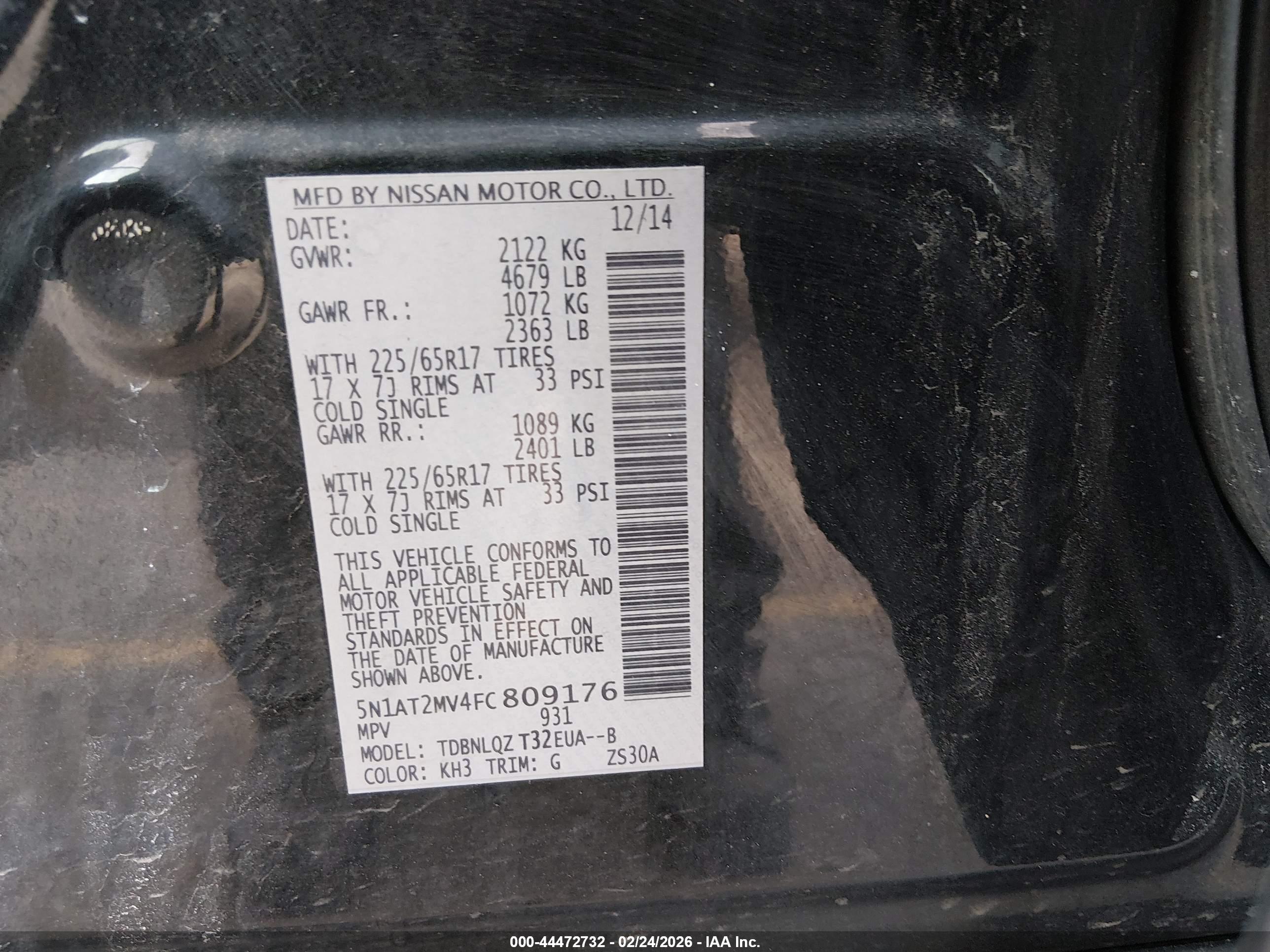 NISSAN ROGUE image 9