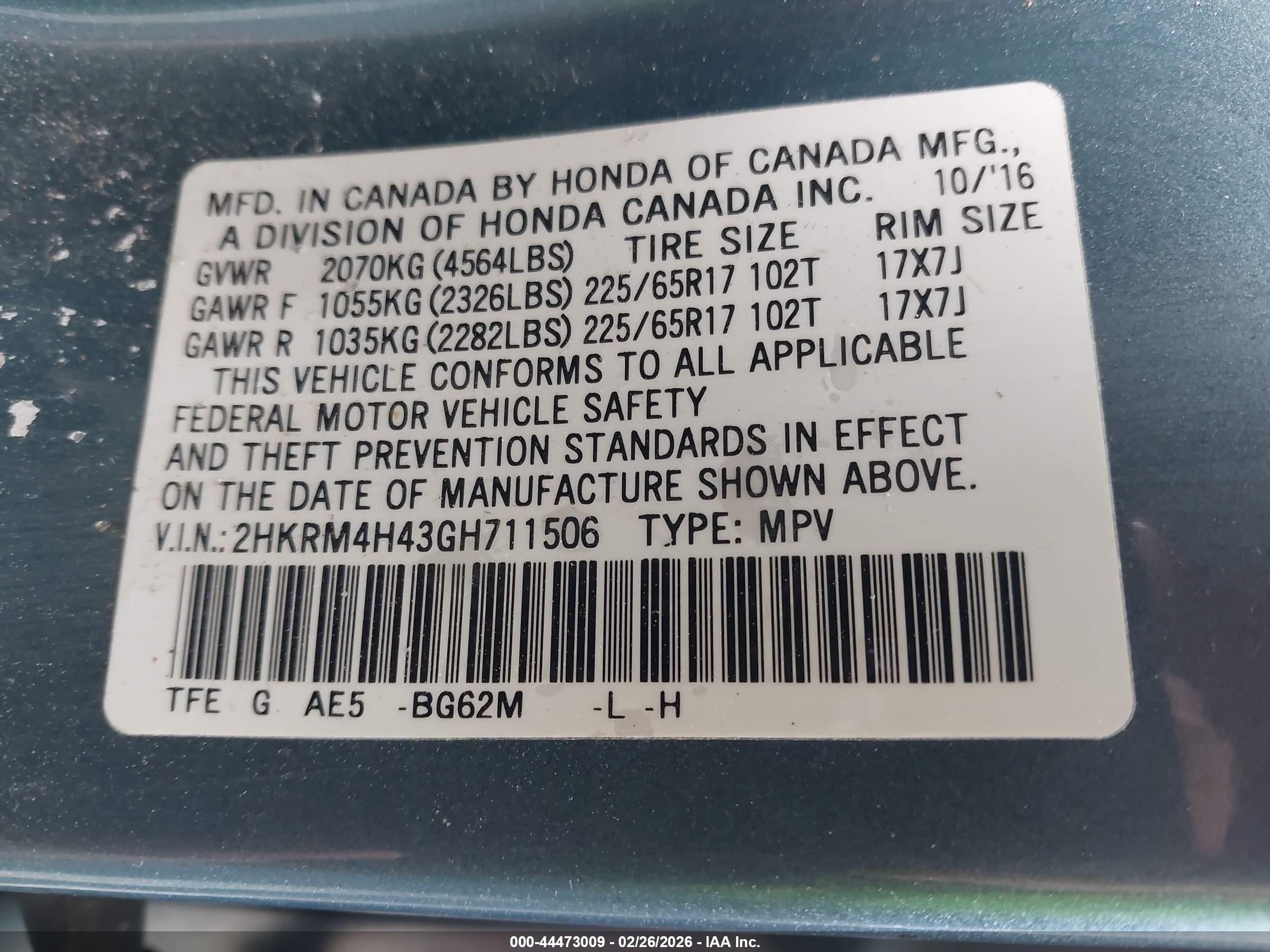 HONDA CR-V image 9