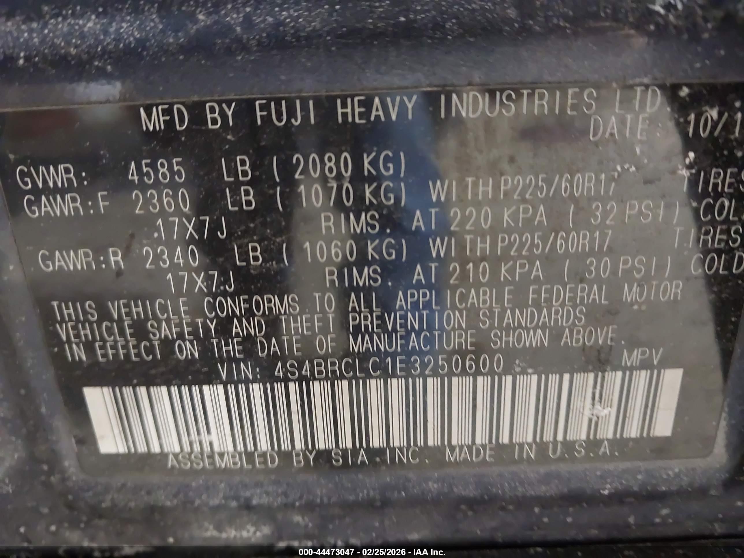 SUBARU OUTBACK image 9