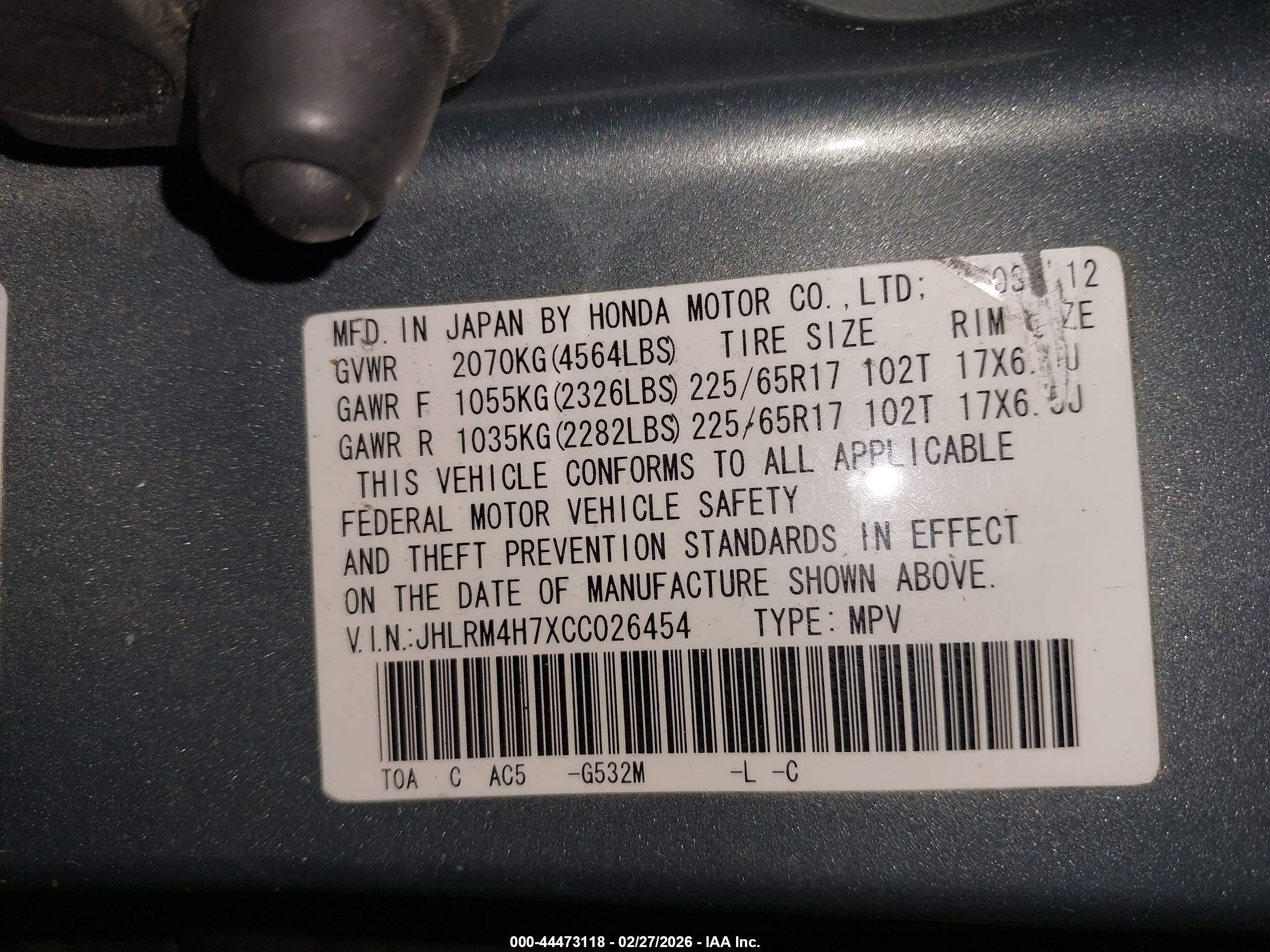 HONDA CR-V image 9