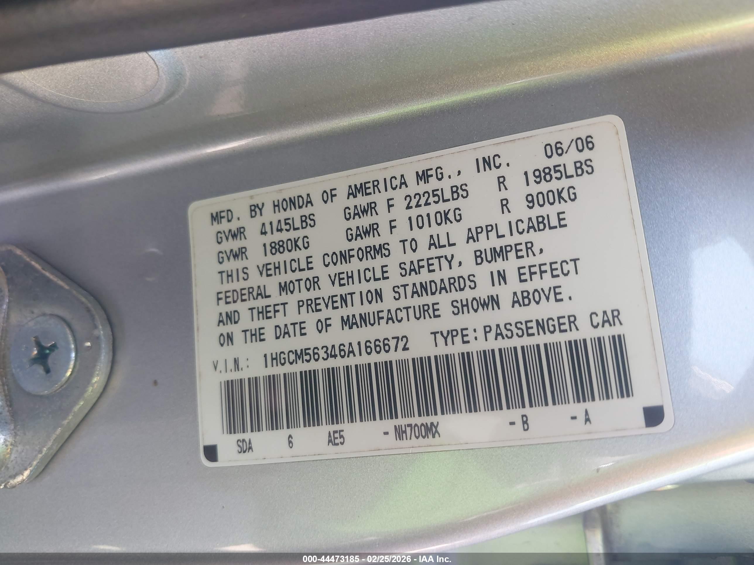 HONDA ACCORD image 9