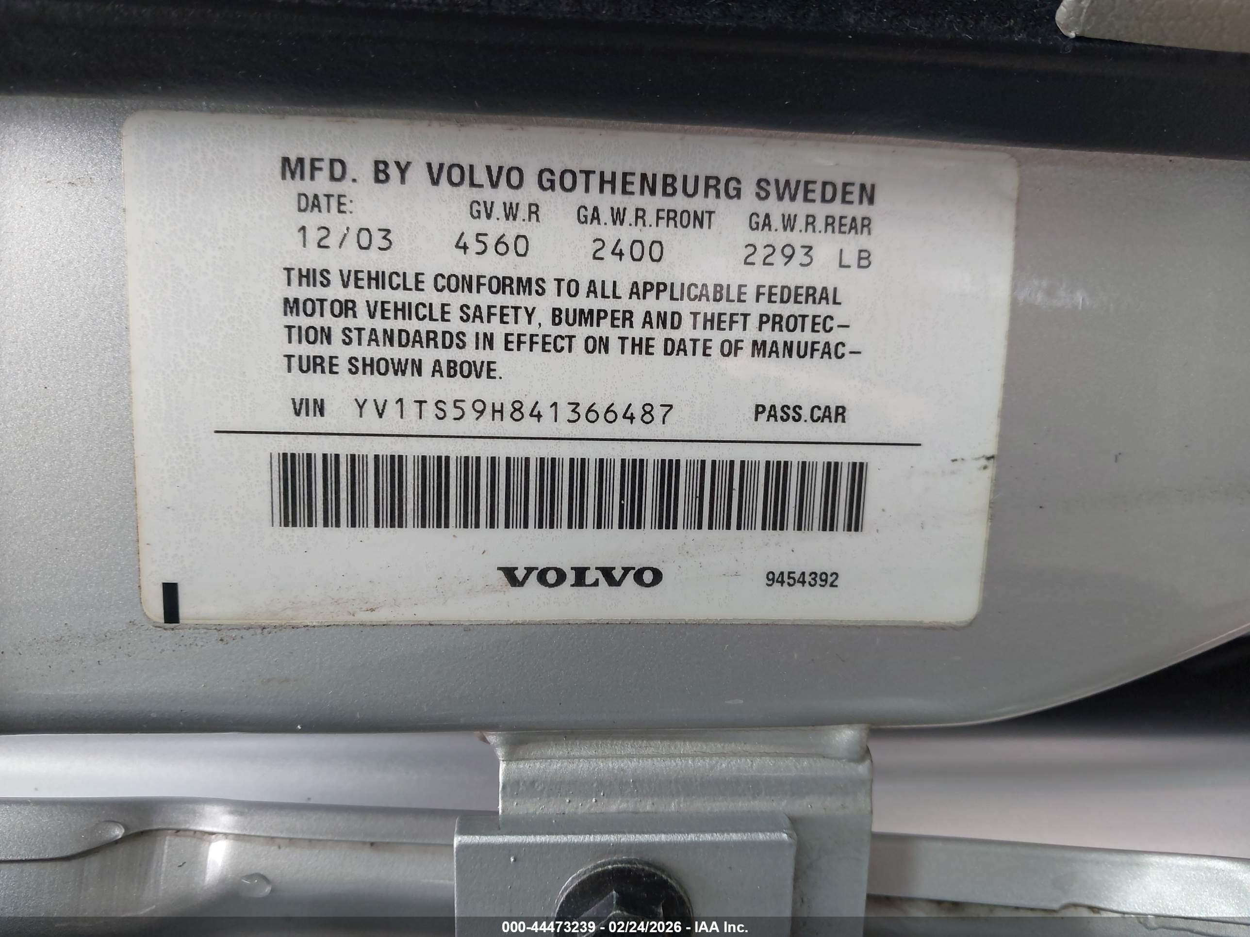 VOLVO S80 image 9