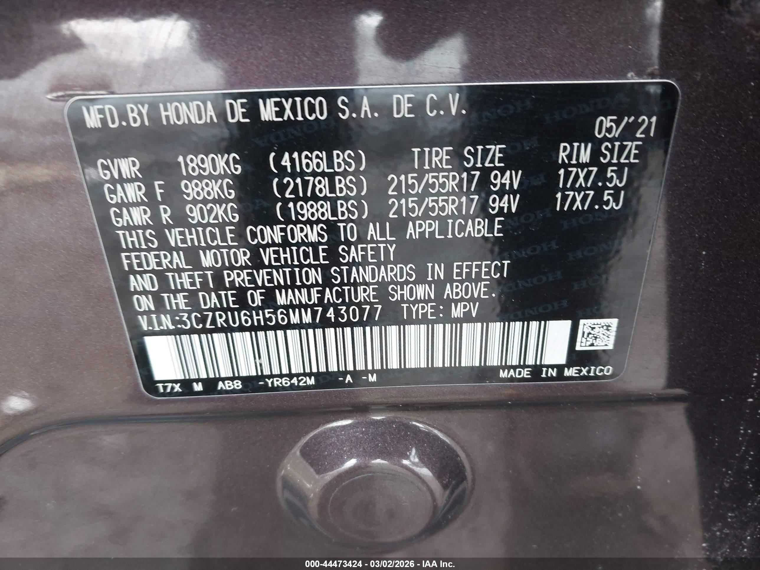 HONDA HR-V image 9