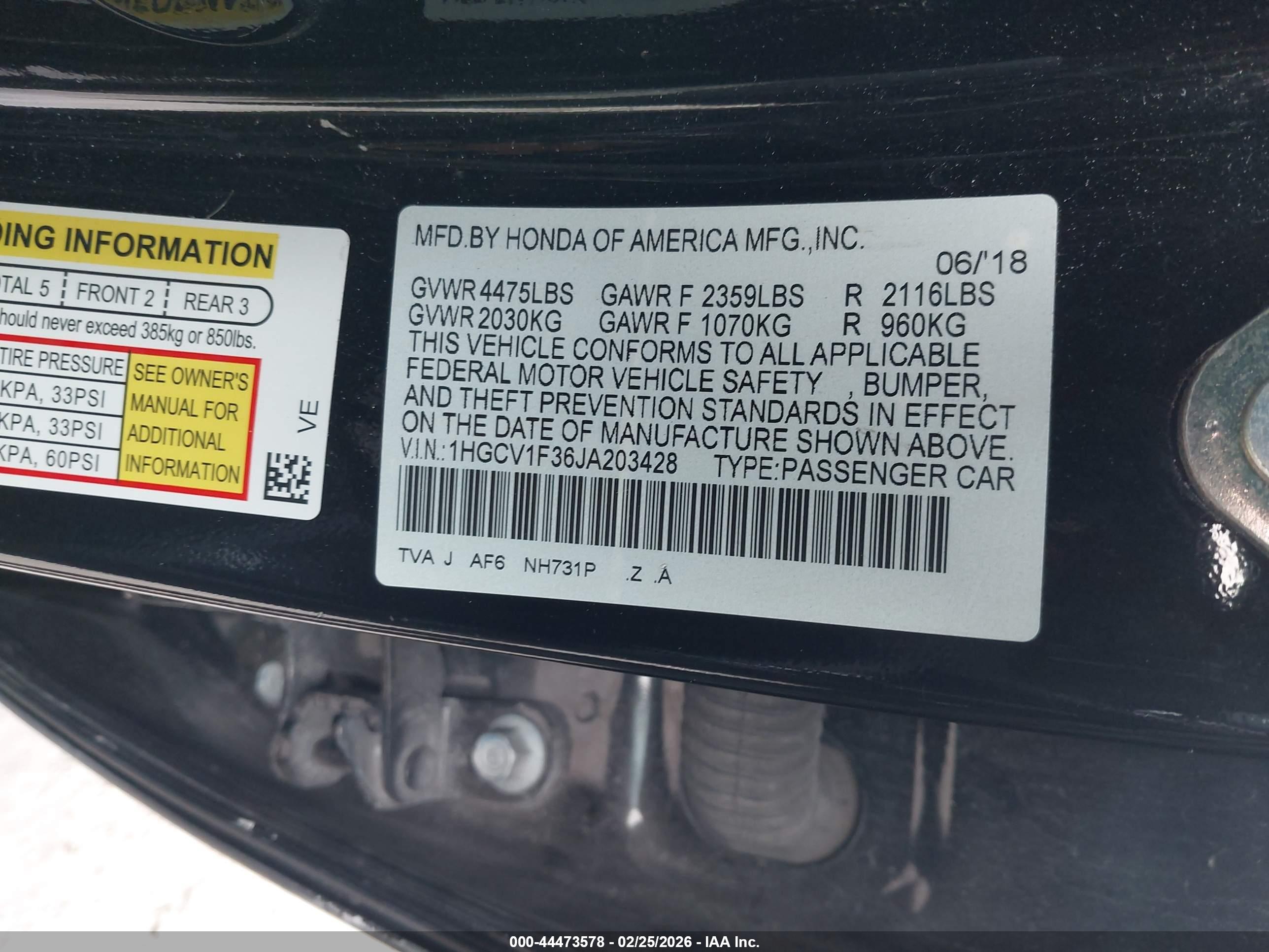 HONDA ACCORD image 9