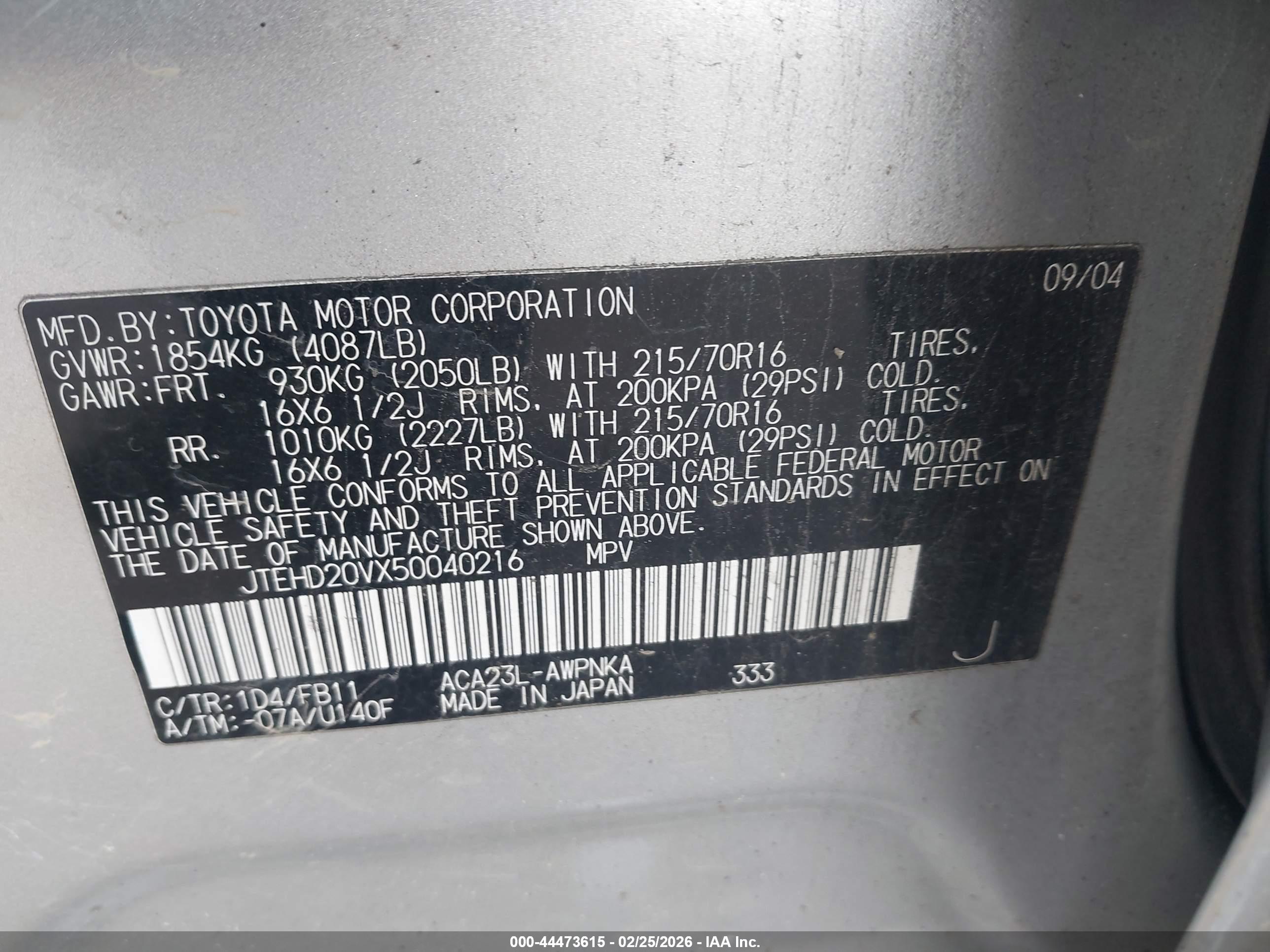 TOYOTA RAV4 image 9