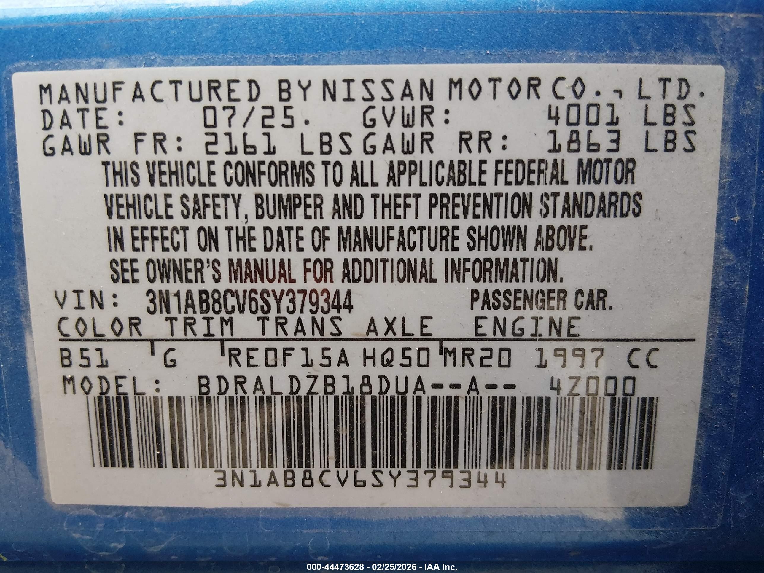 NISSAN SENTRA image 9