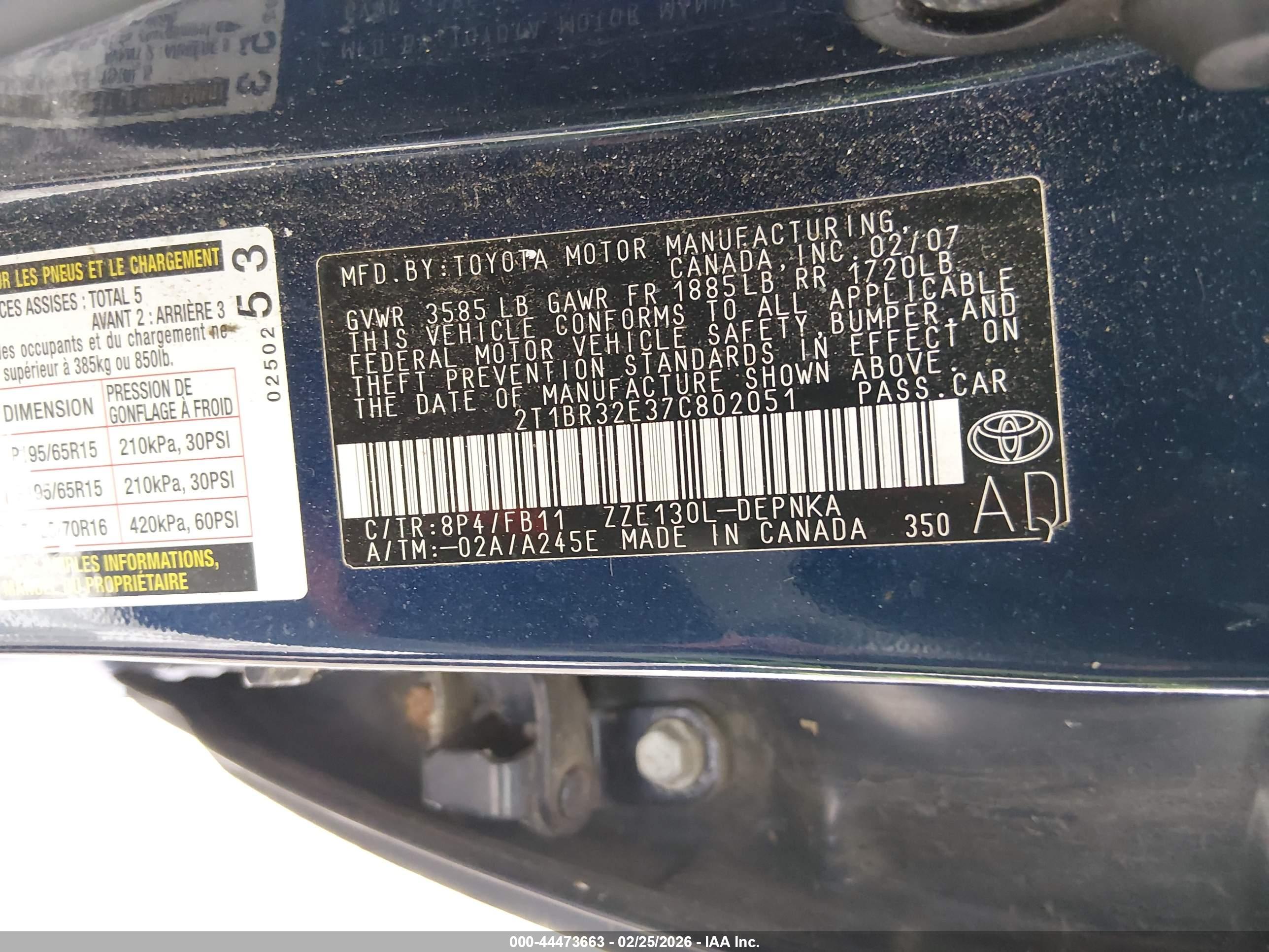 TOYOTA COROLLA image 9