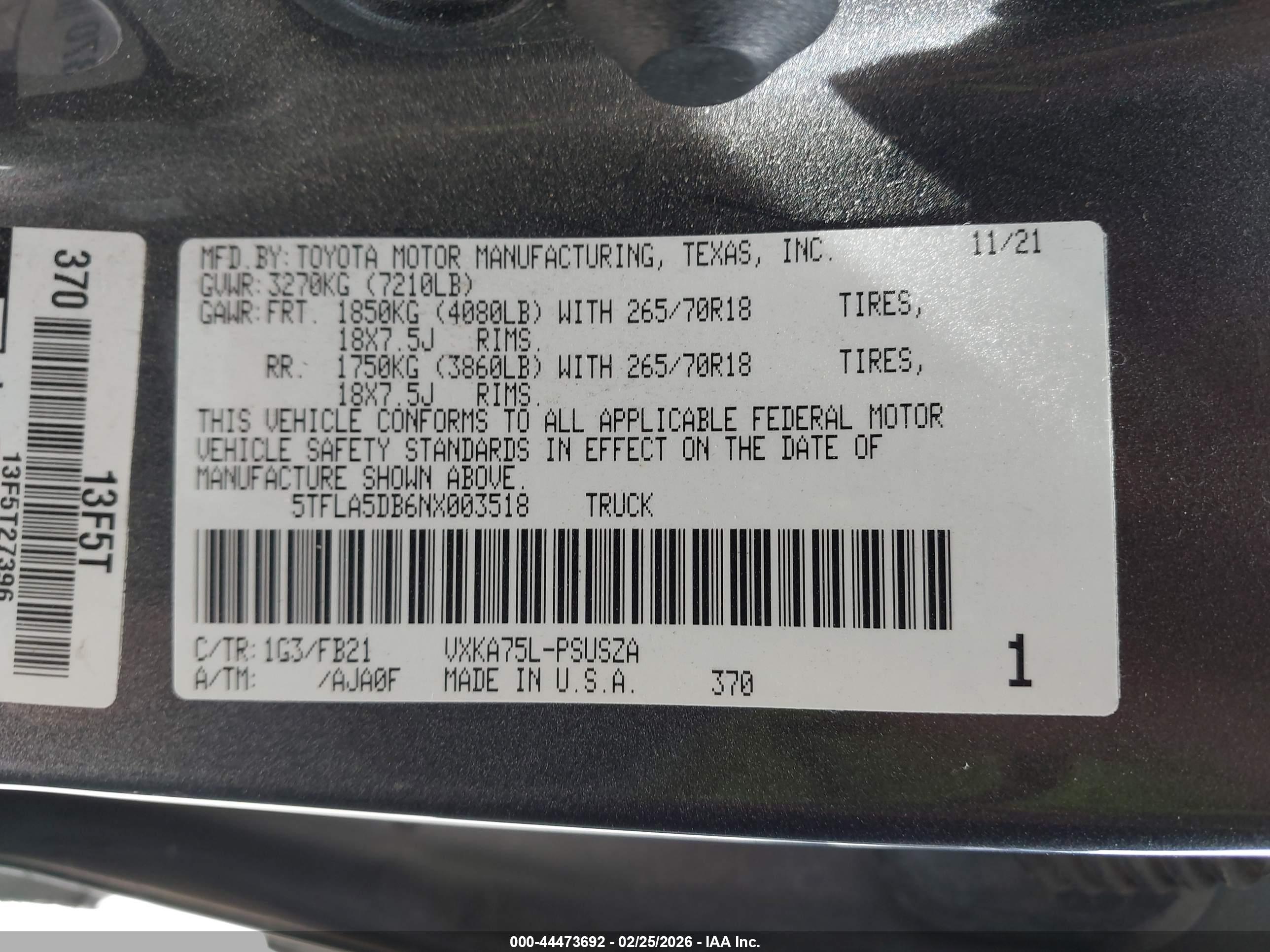 TOYOTA TUNDRA image 9
