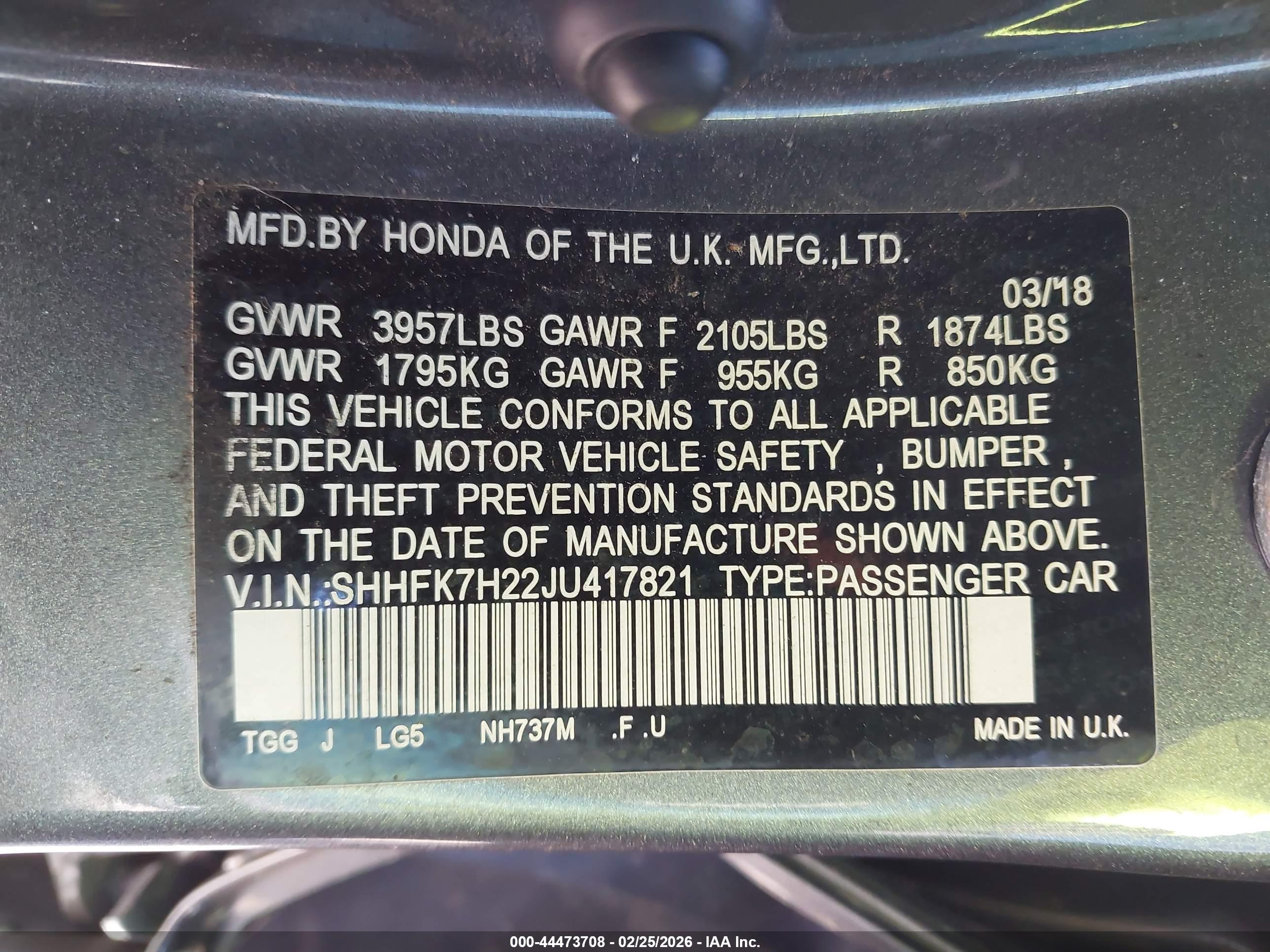 HONDA CIVIC image 9