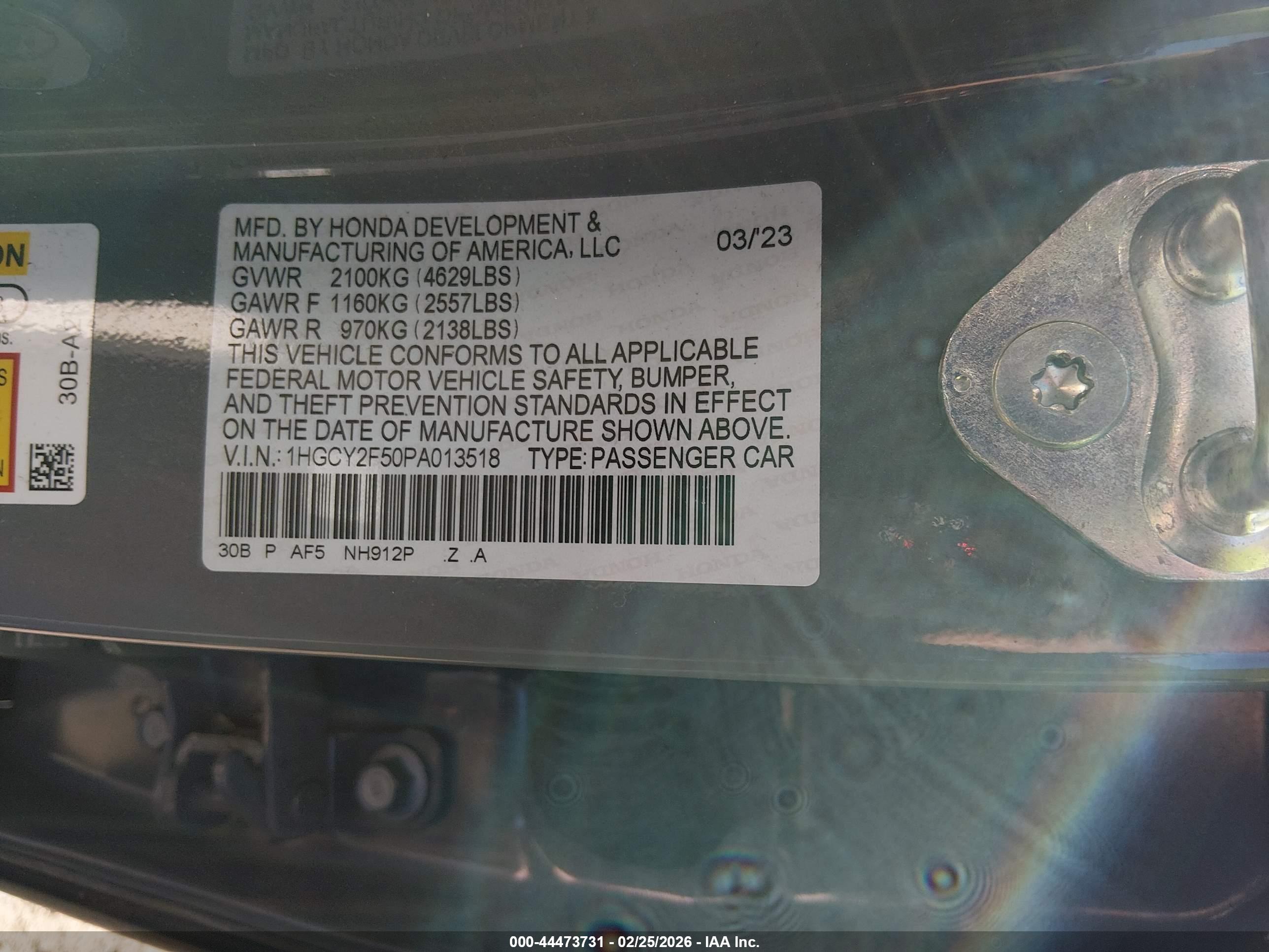 HONDA ACCORD image 9