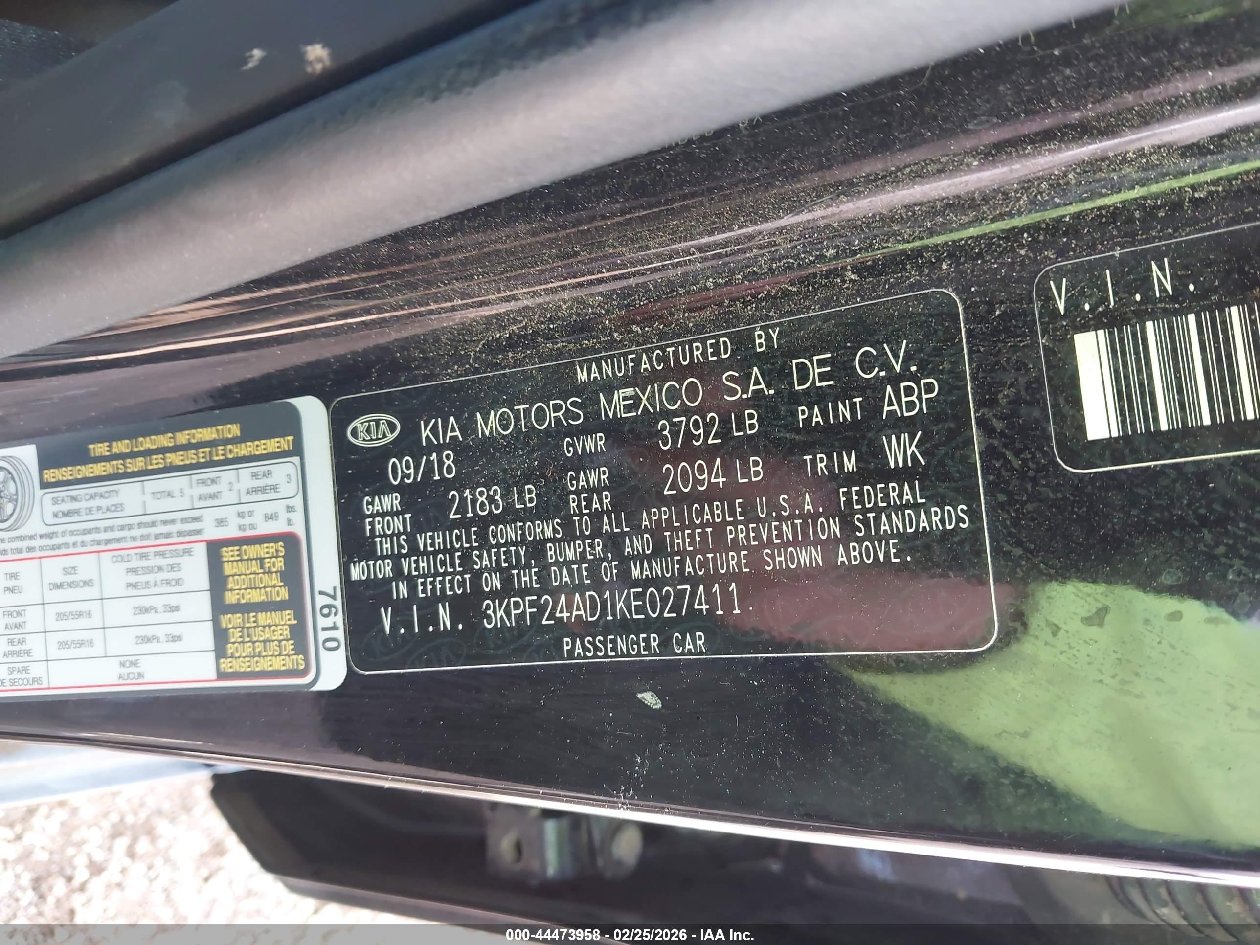 KIA FORTE image 9
