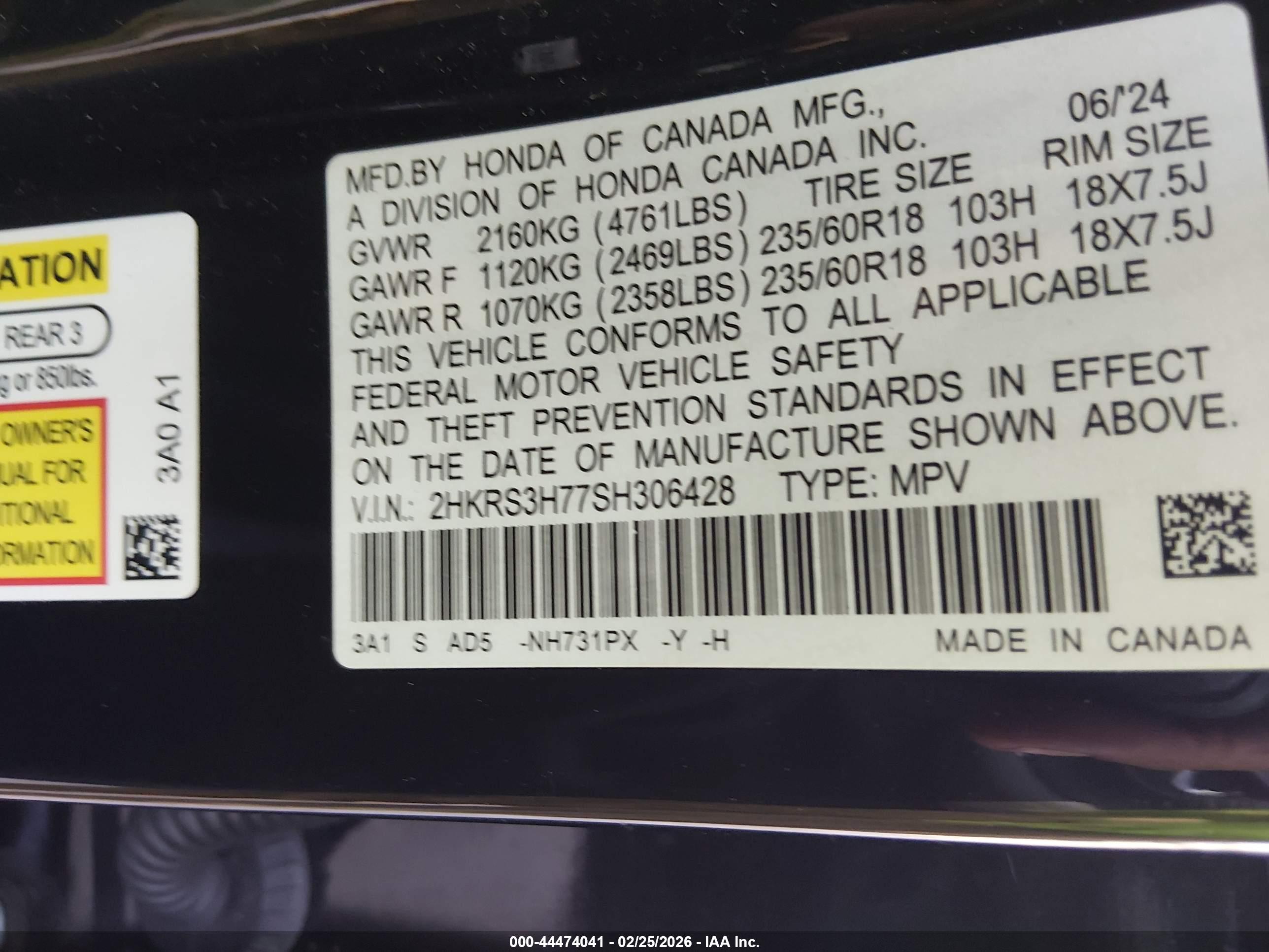 HONDA CR-V image 9
