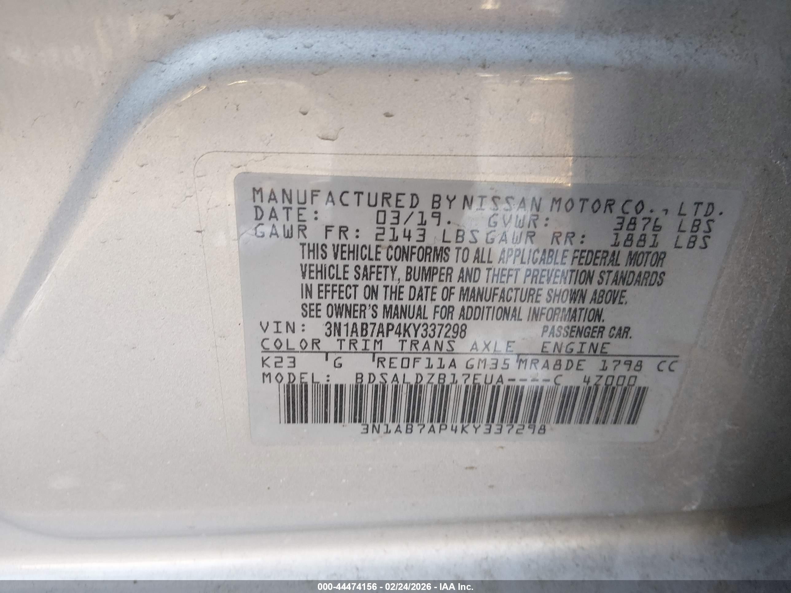 NISSAN SENTRA image 9