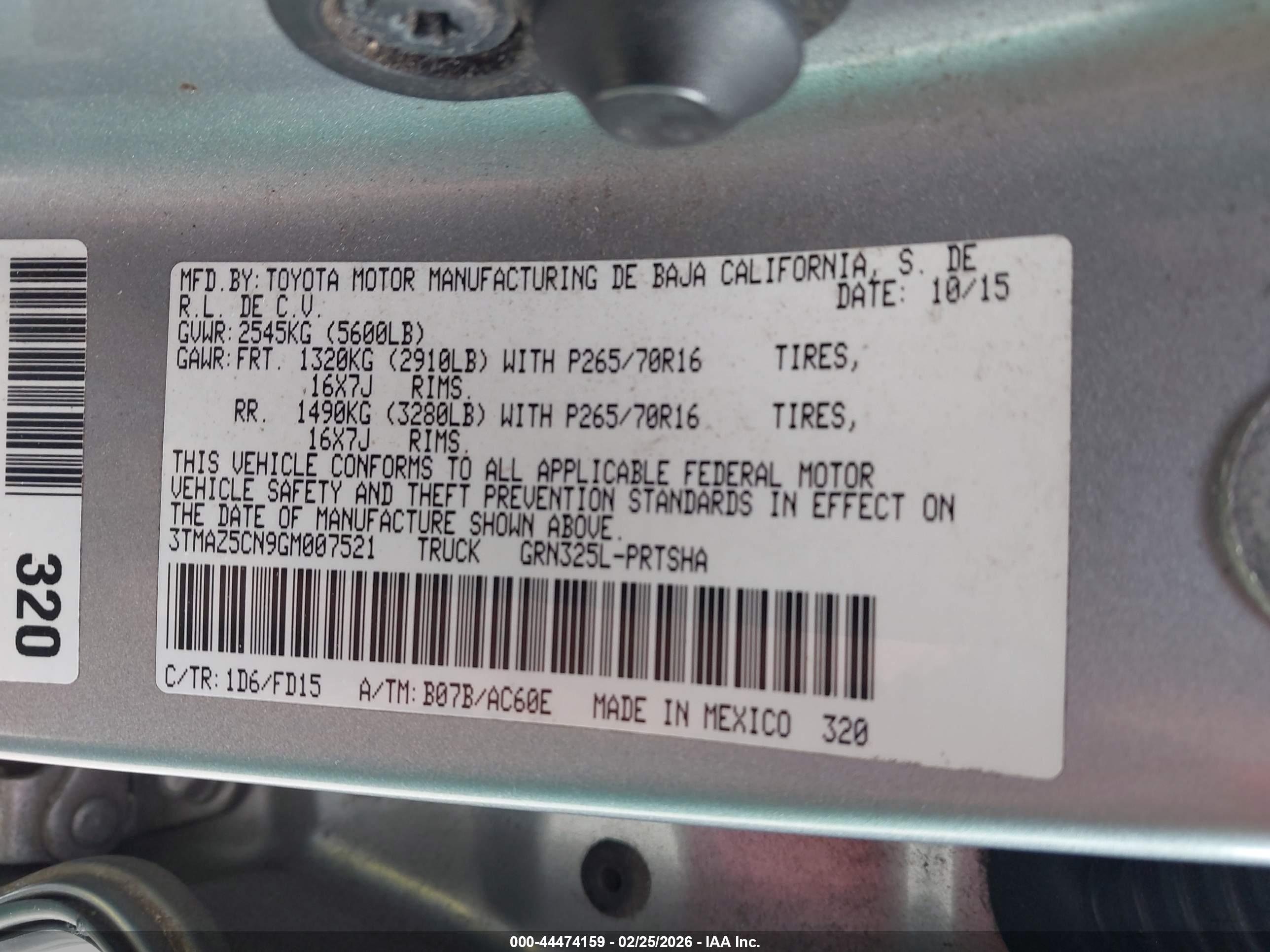 TOYOTA TACOMA image 9