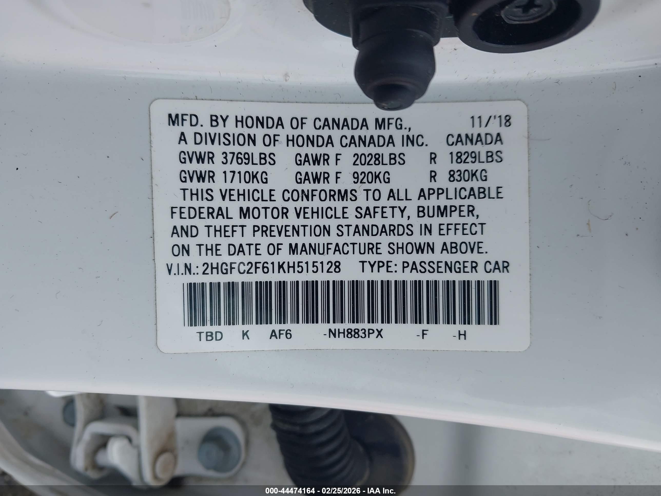 HONDA CIVIC image 9