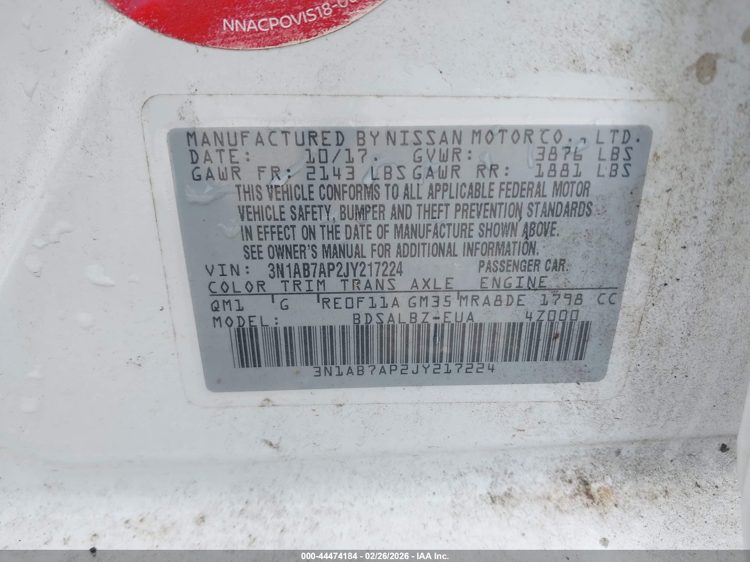 NISSAN SENTRA image 9
