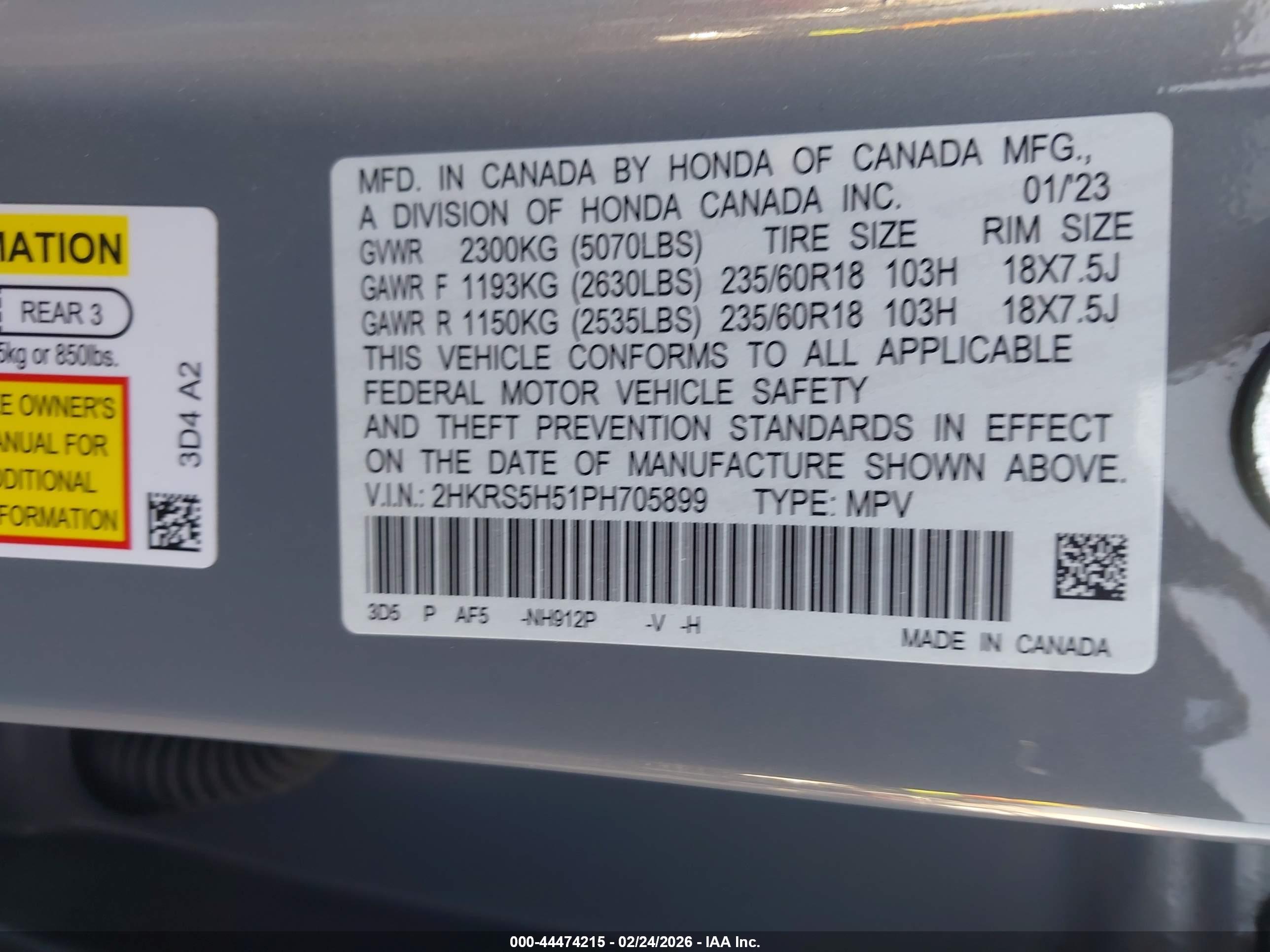 HONDA CR-V image 9