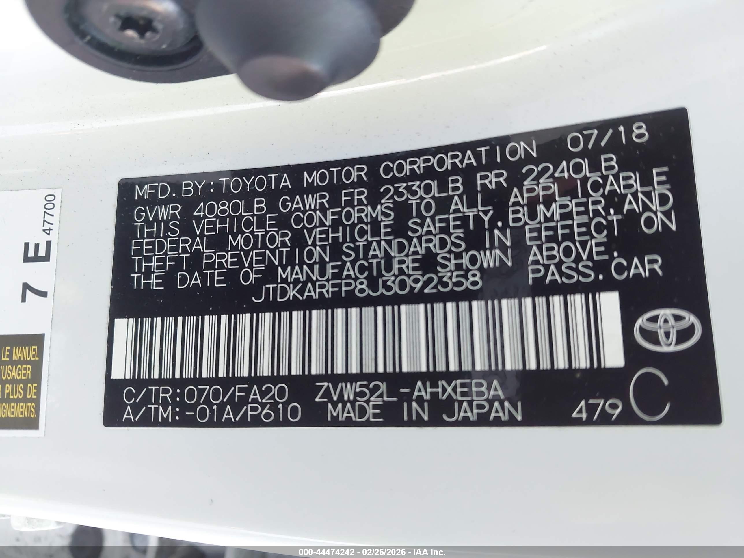 TOYOTA PRIUS image 9