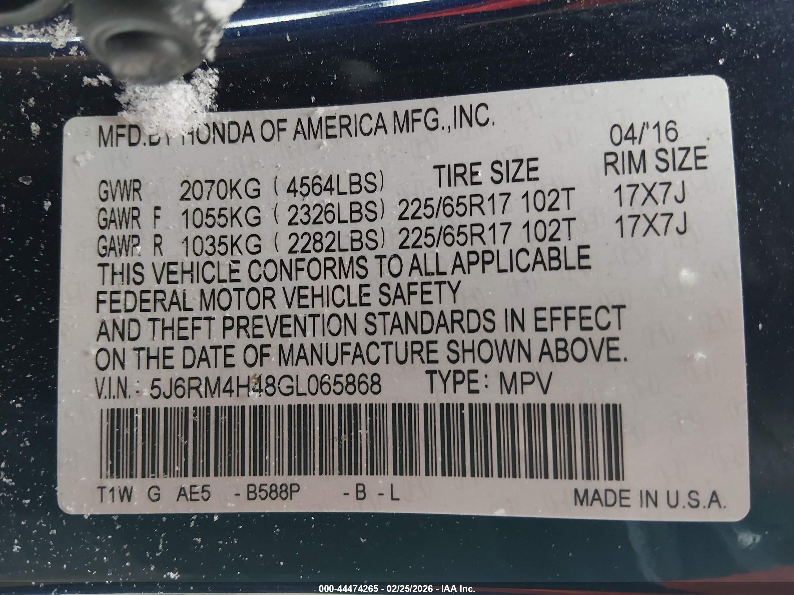 HONDA CR-V image 9