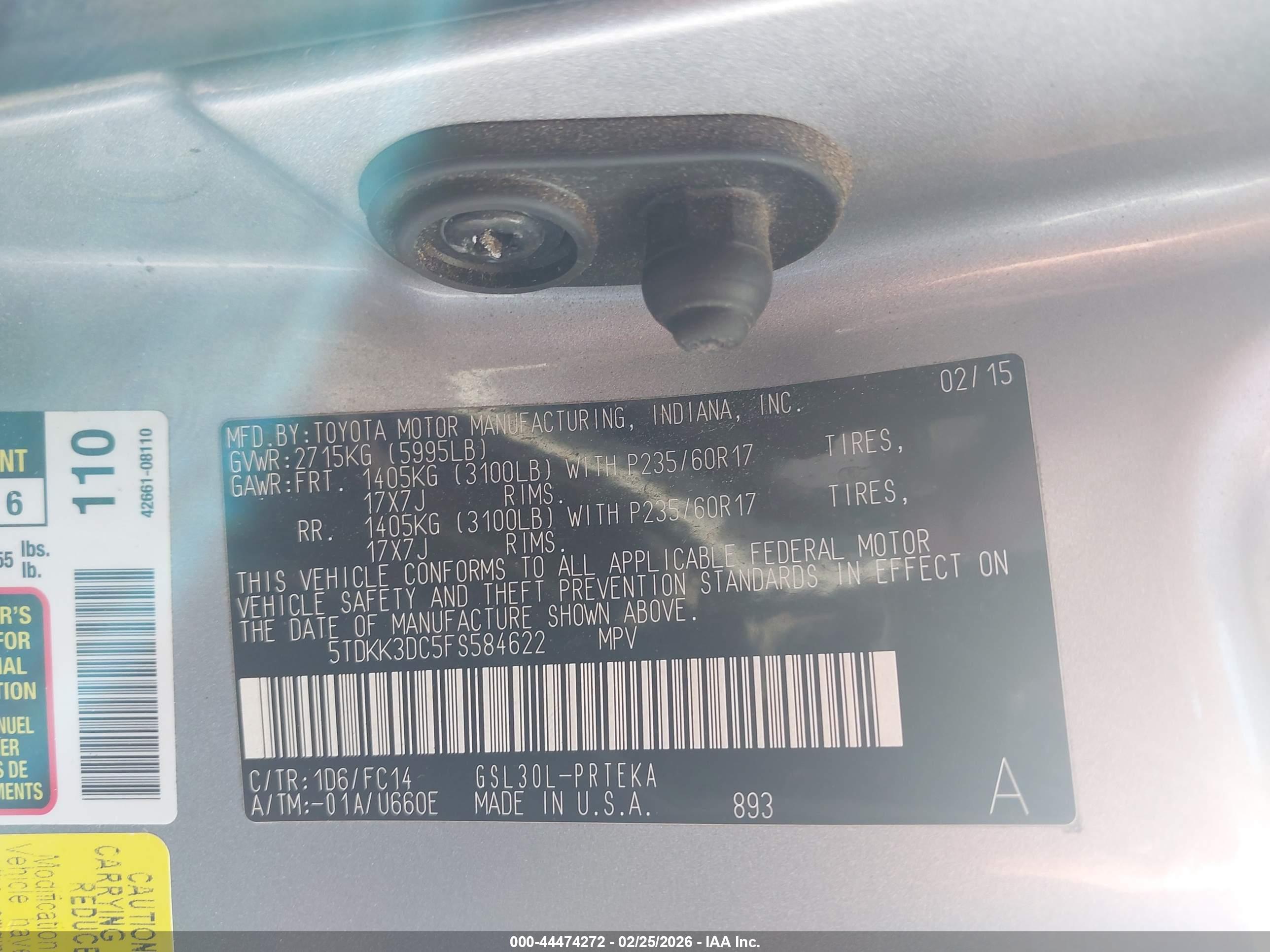 TOYOTA SIENNA image 9