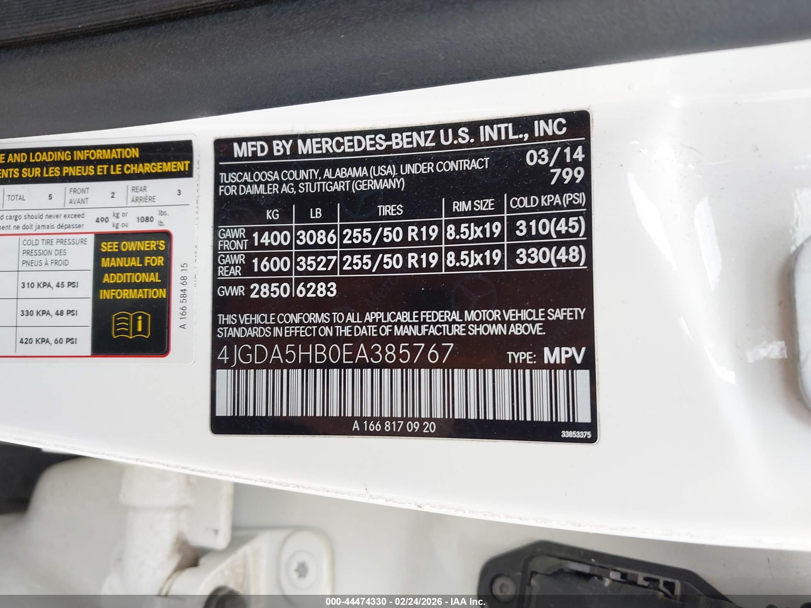 MERCEDES-BENZ ML image 9