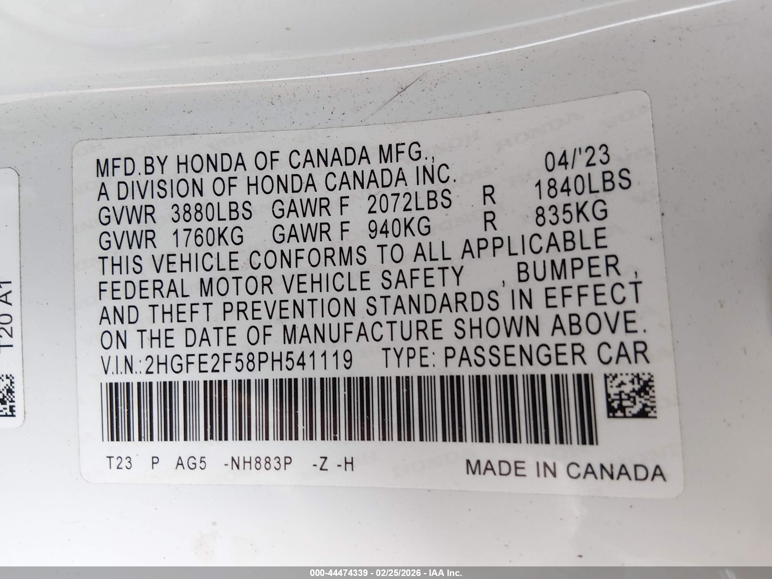 HONDA CIVIC image 9