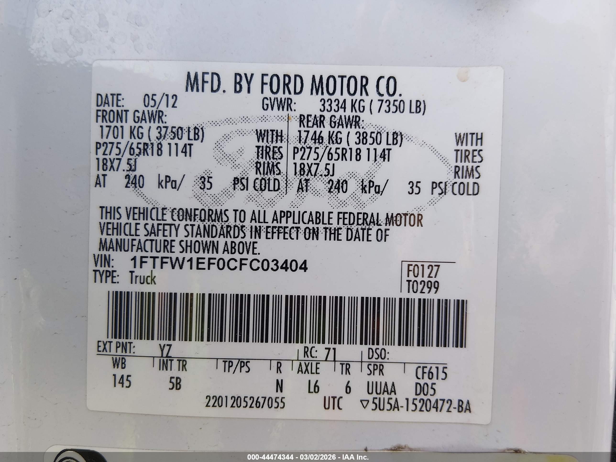 FORD F-150 image 9