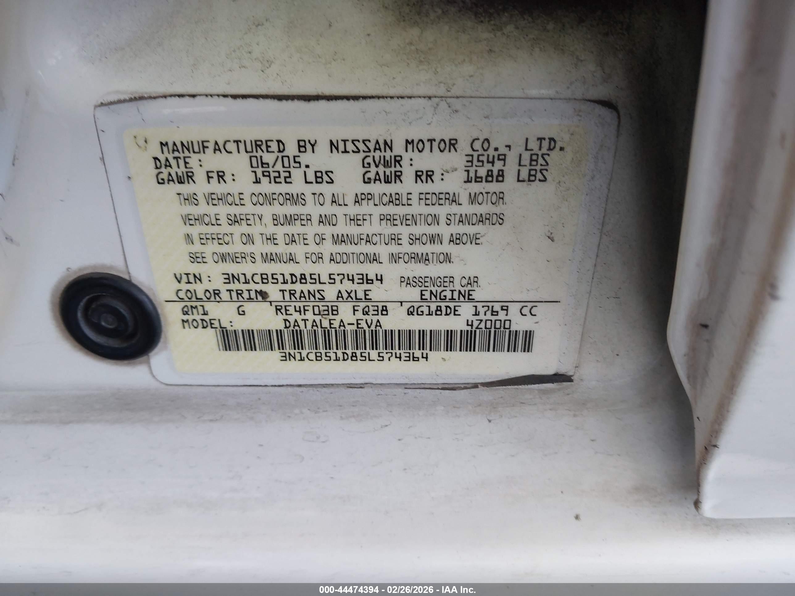 NISSAN SENTRA image 9