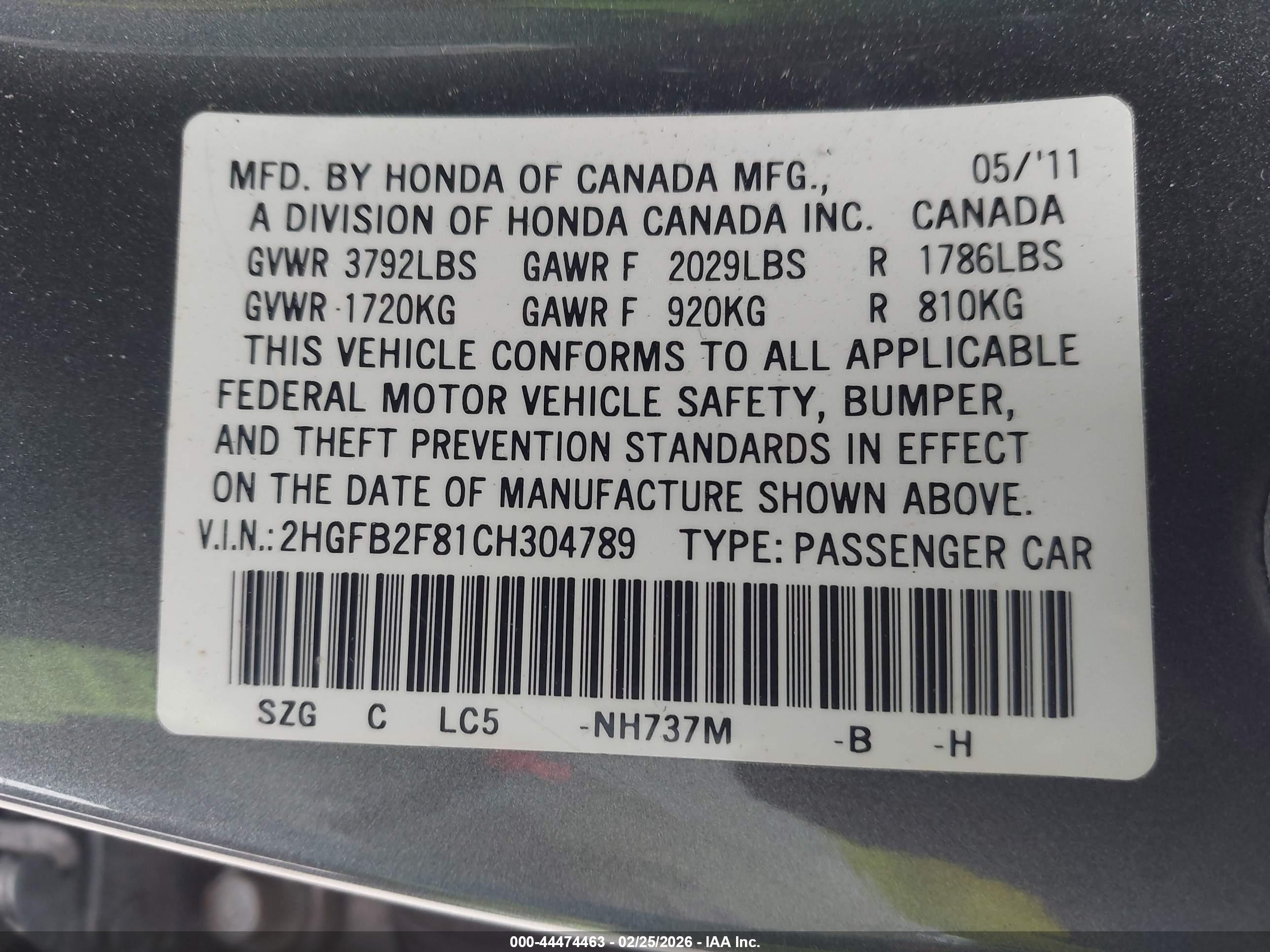 HONDA CIVIC image 9