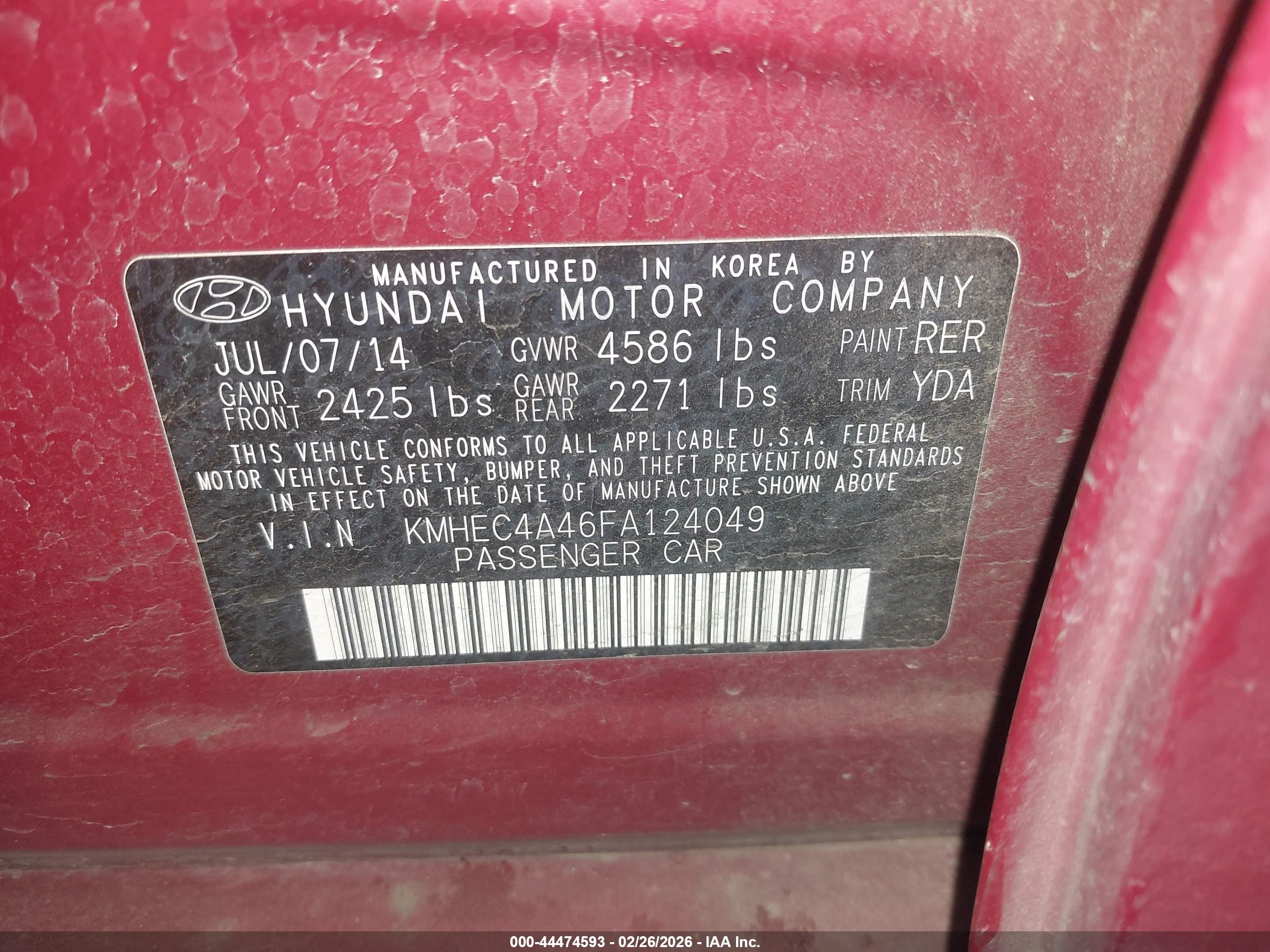 HYUNDAI SONATA image 9