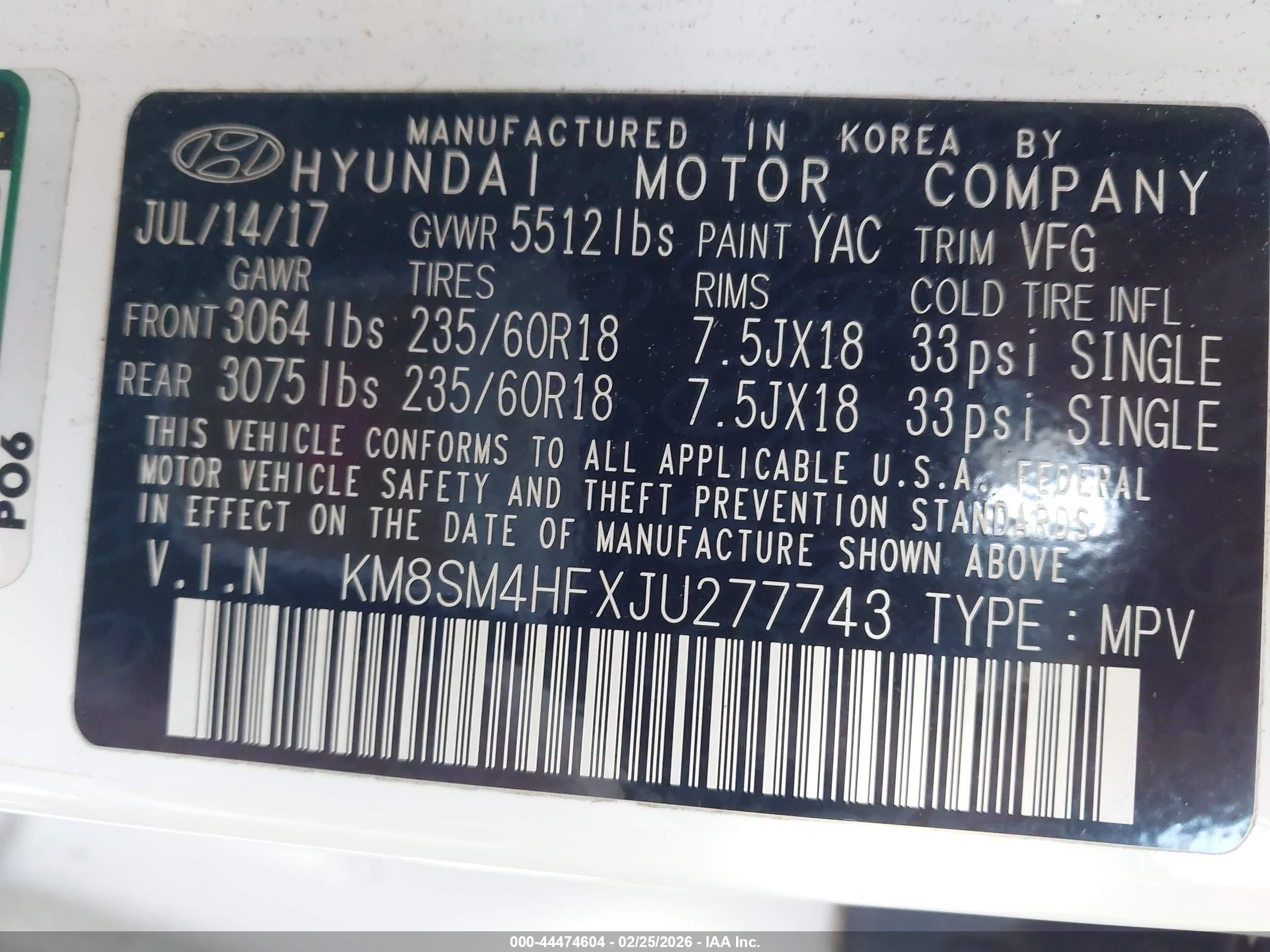 HYUNDAI SANTA image 9