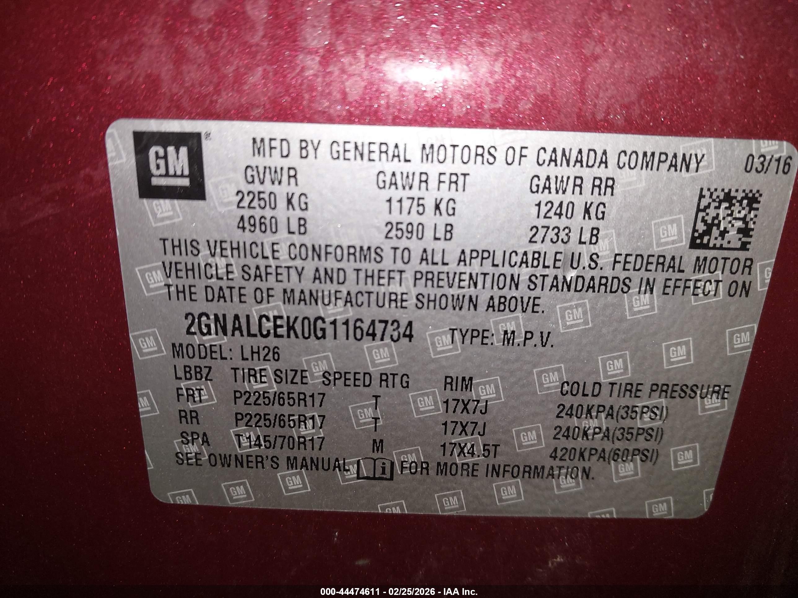 CHEVROLET EQUINOX image 9