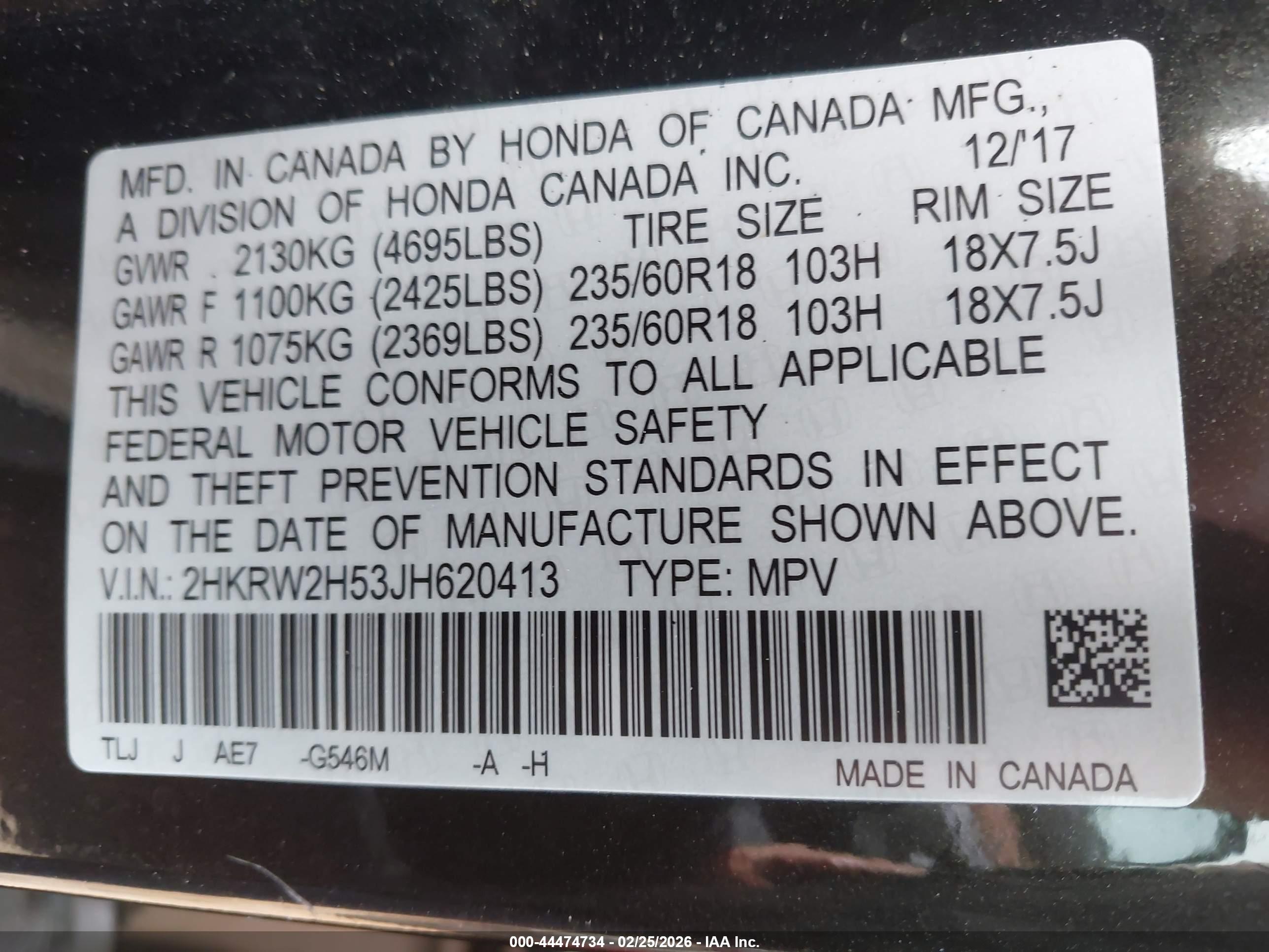 HONDA CR-V image 9