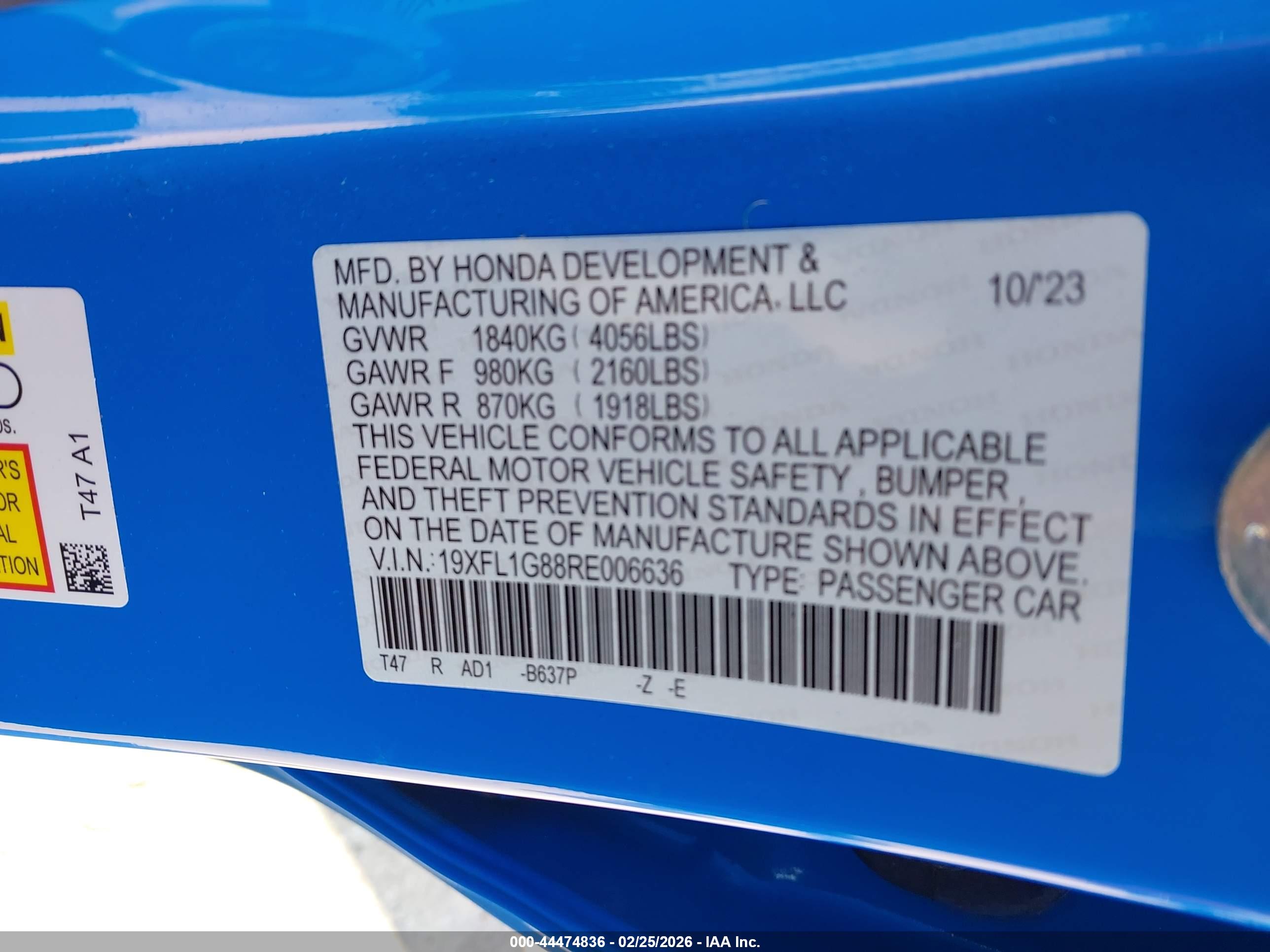 HONDA CIVIC image 9