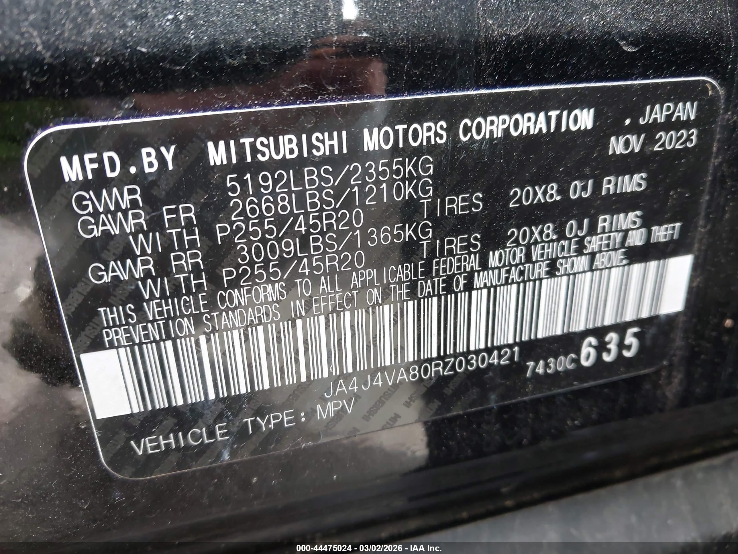 MITSUBISHI OUTLANDER image 9
