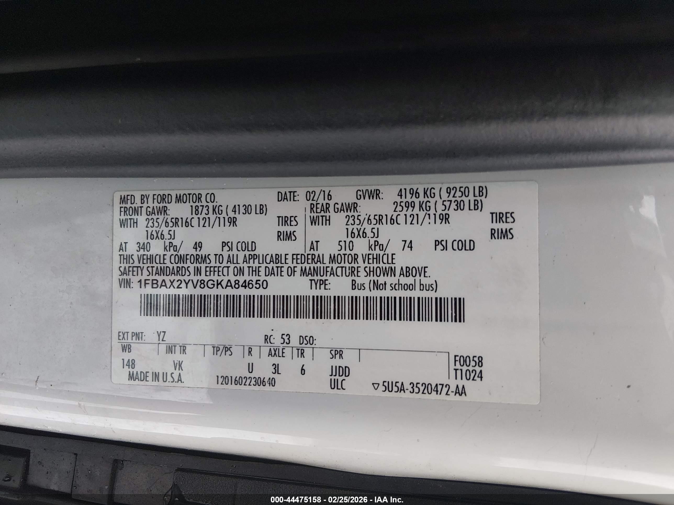 FORD TRANSIT-350 image 9