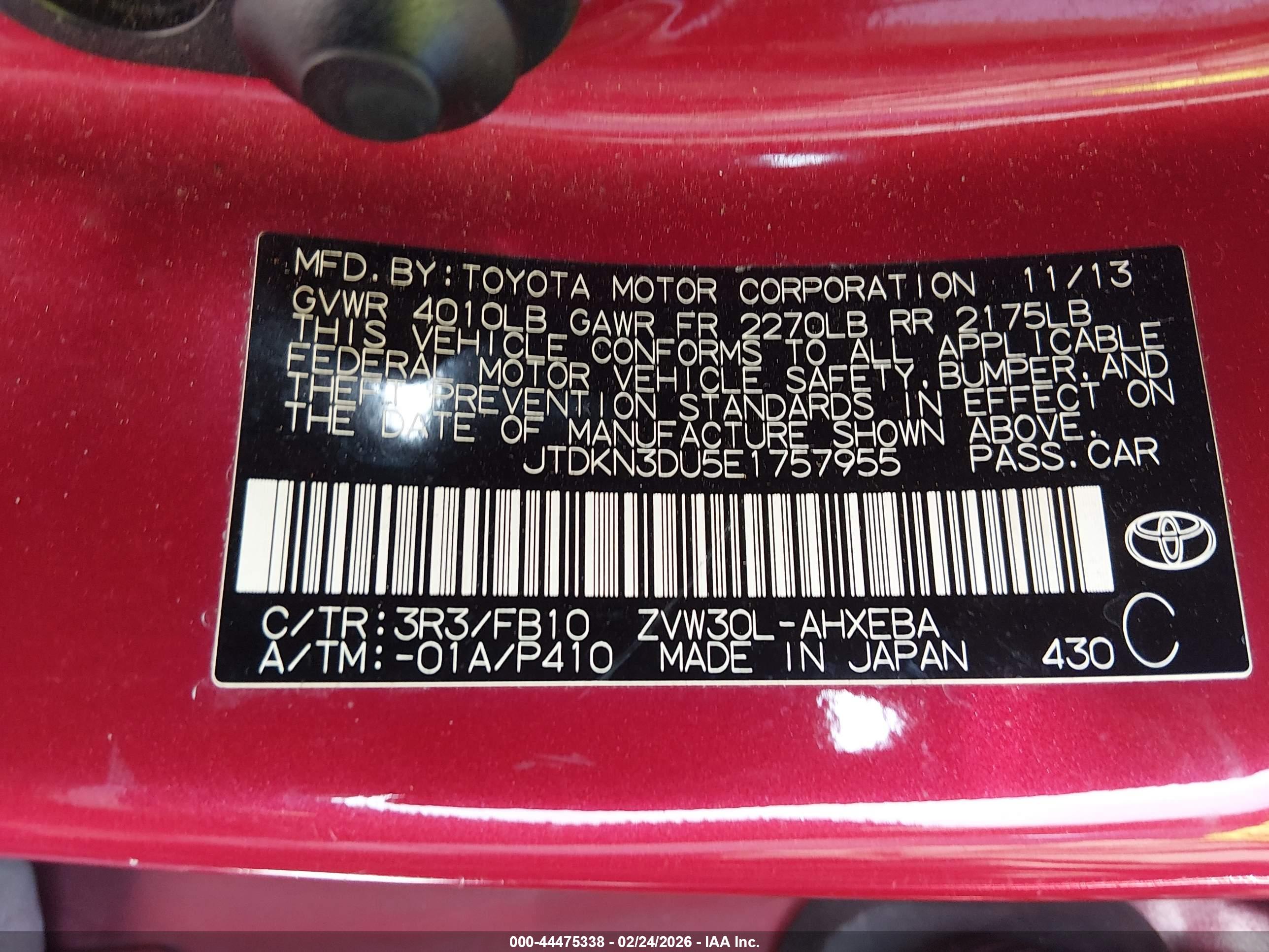 TOYOTA PRIUS image 9