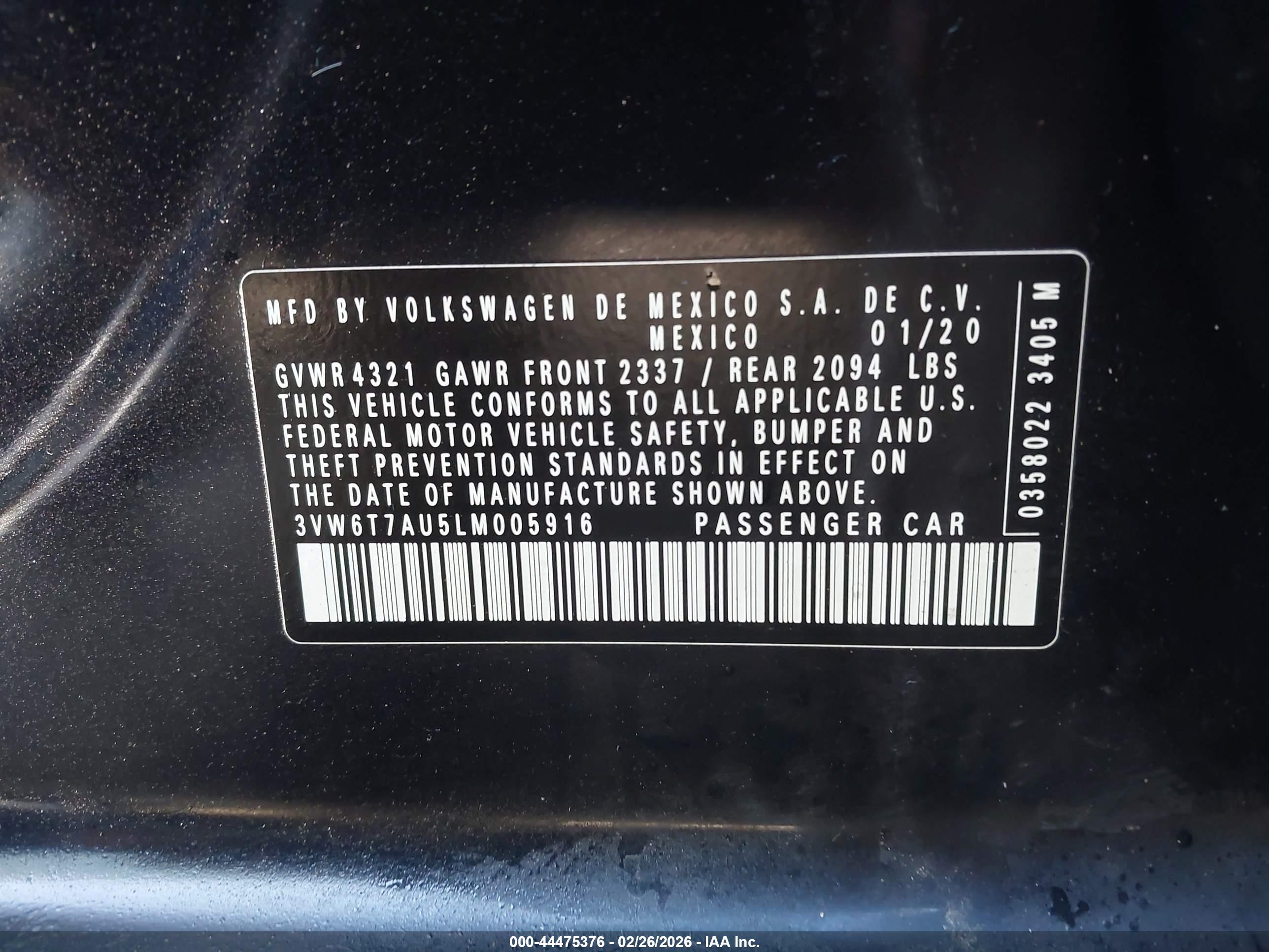 VOLKSWAGEN GOLF image 9