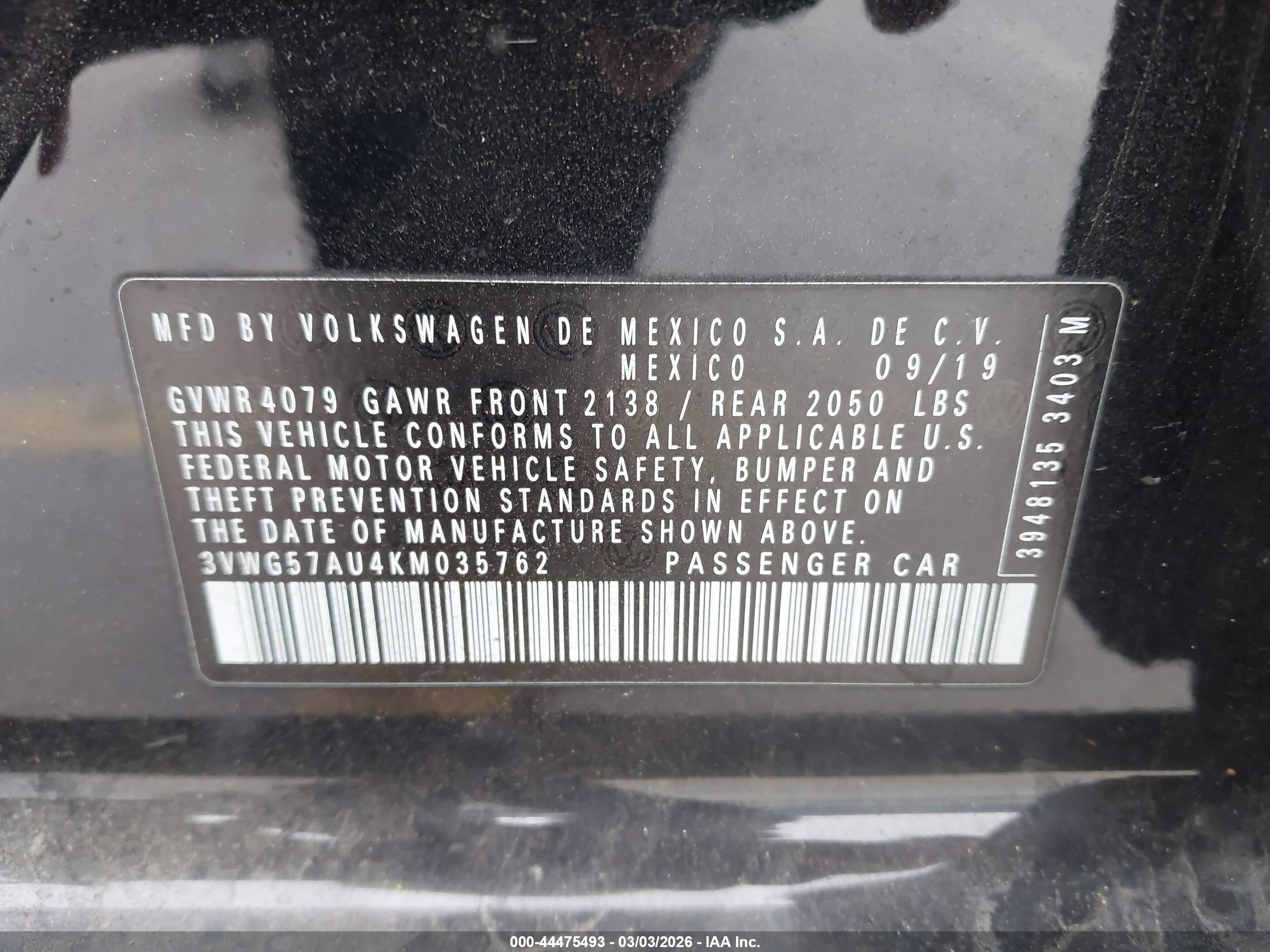 VOLKSWAGEN GOLF image 9