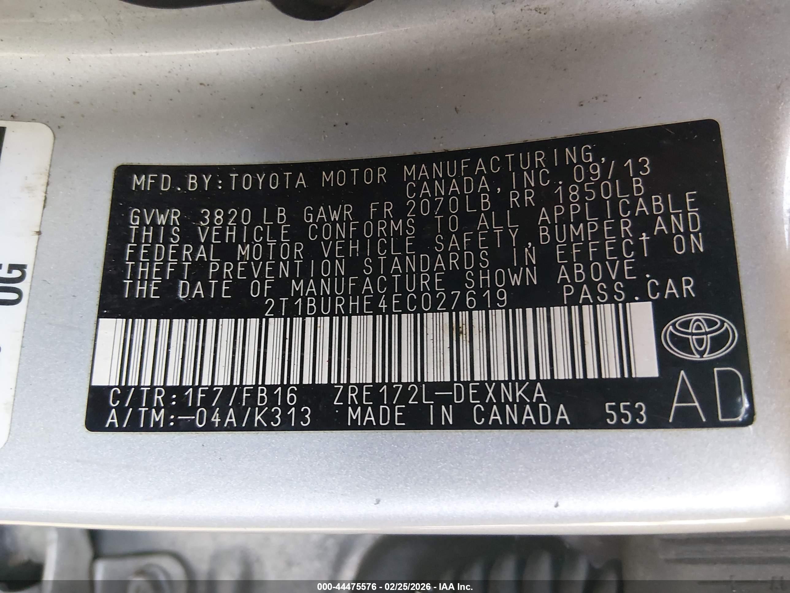 TOYOTA COROLLA image 9