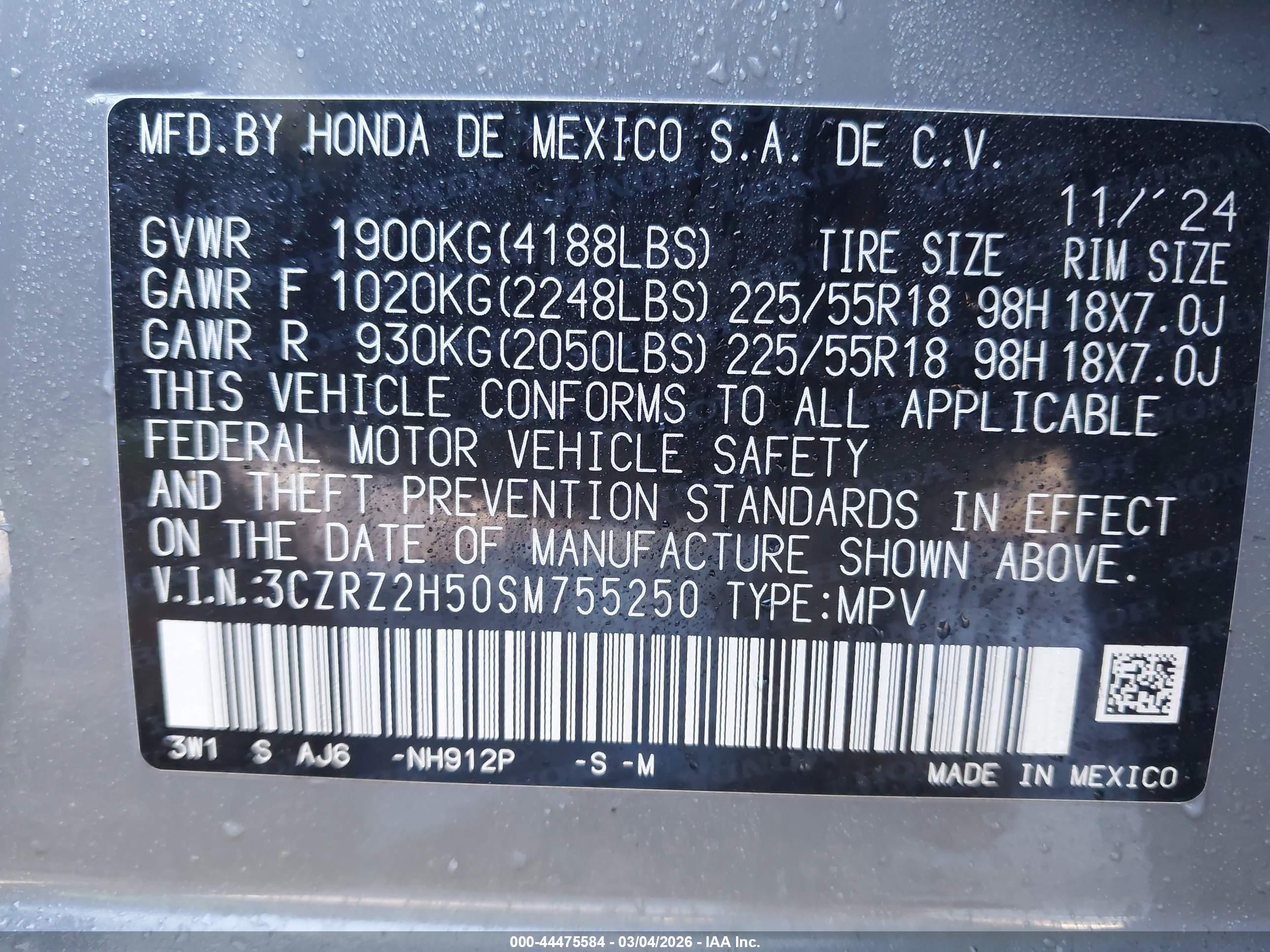 HONDA HR-V image 9